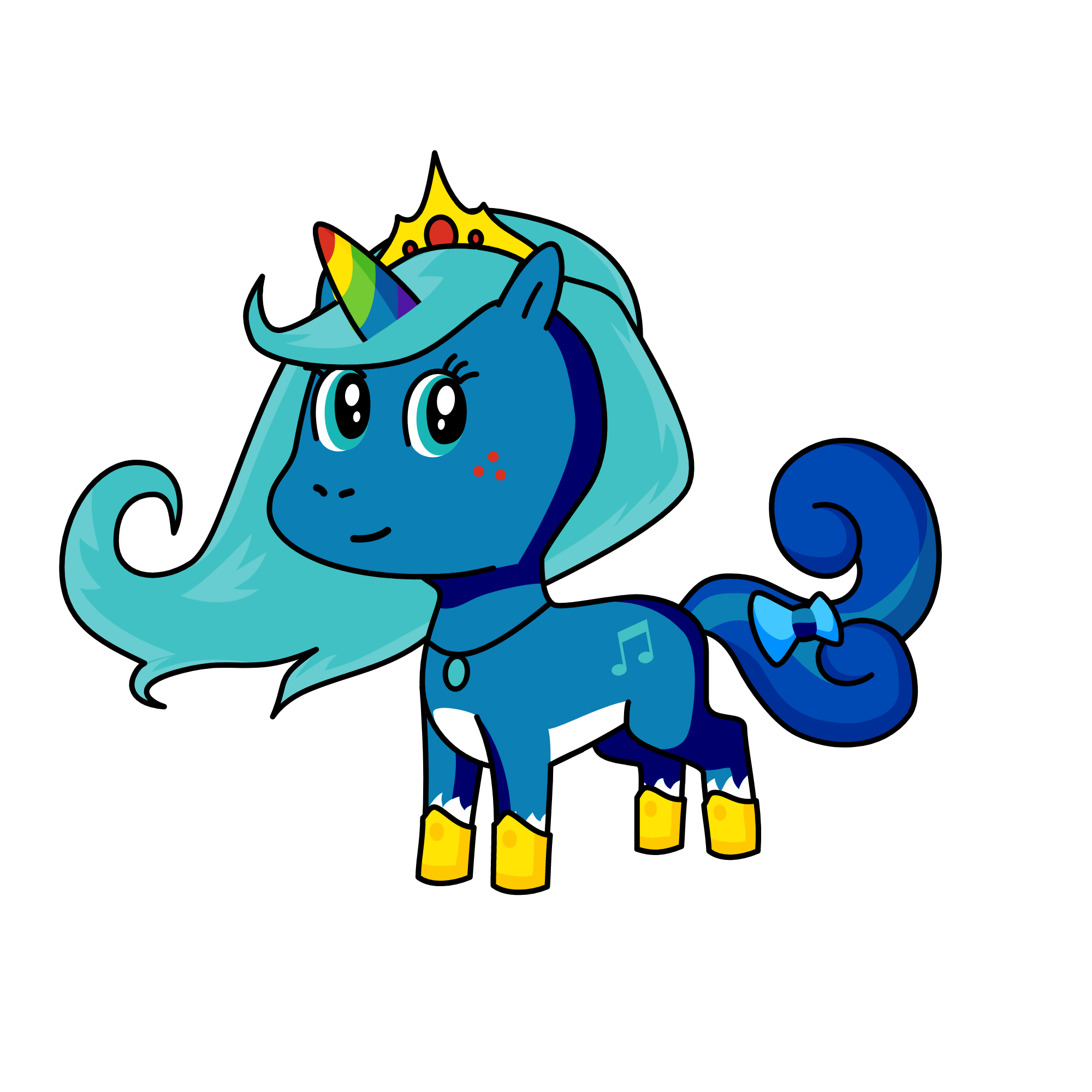 queen star, the unicorn