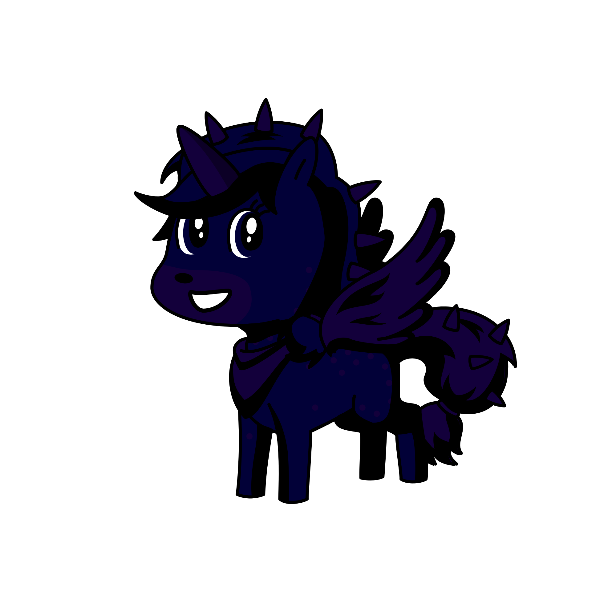 Dark Uni, the unicorn