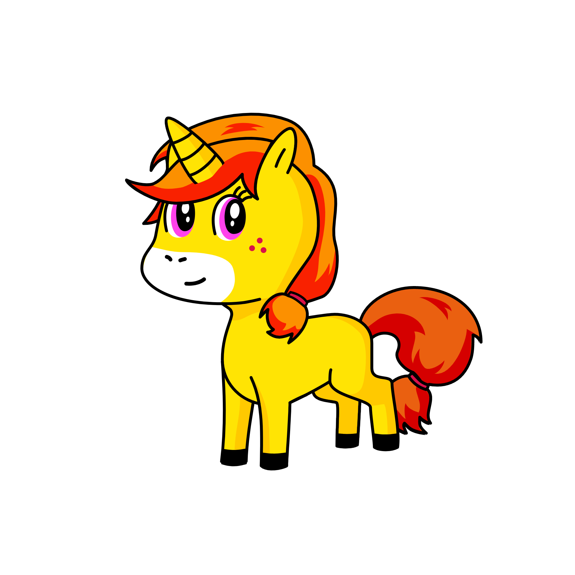 Emelia, the unicorn