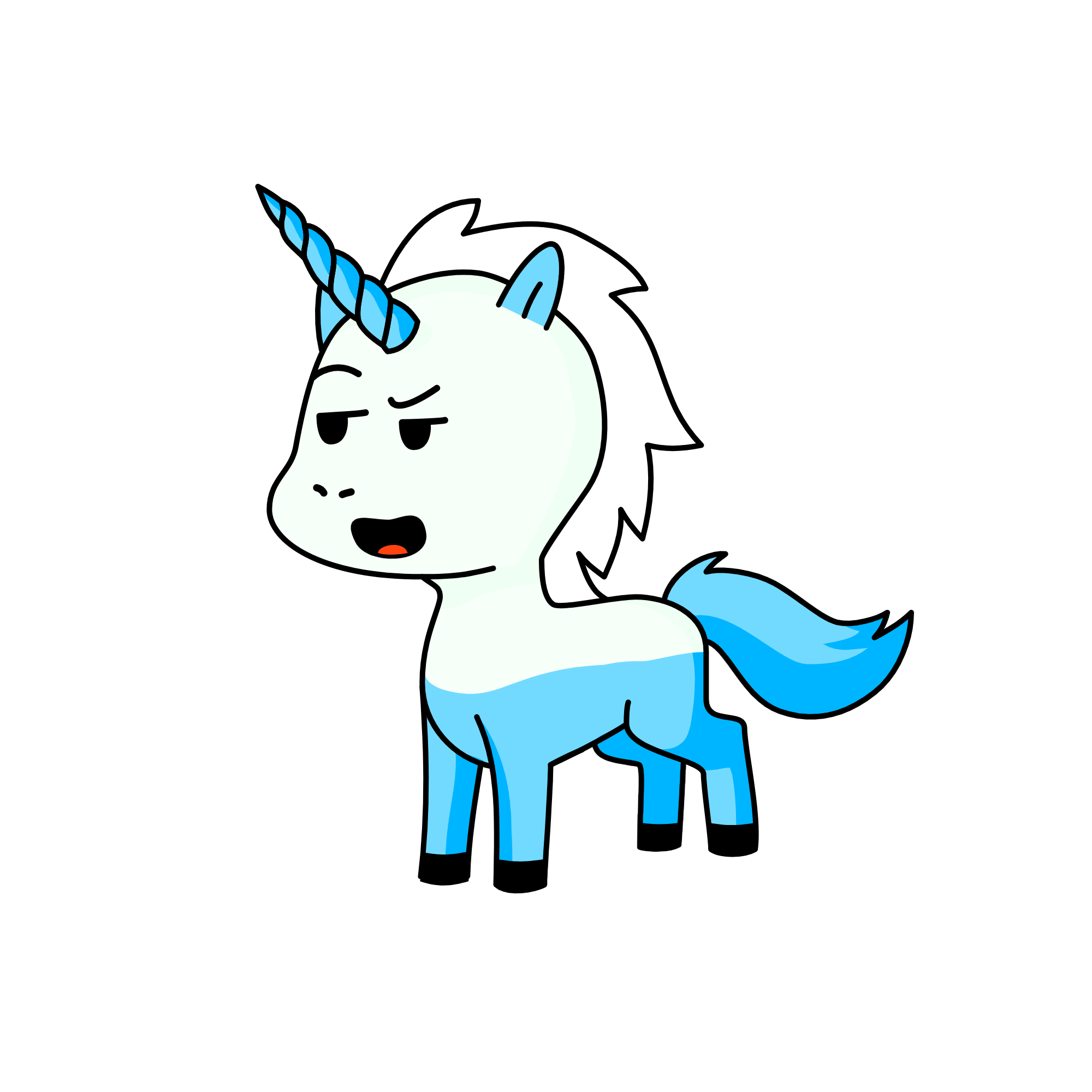 sans, the unicorn