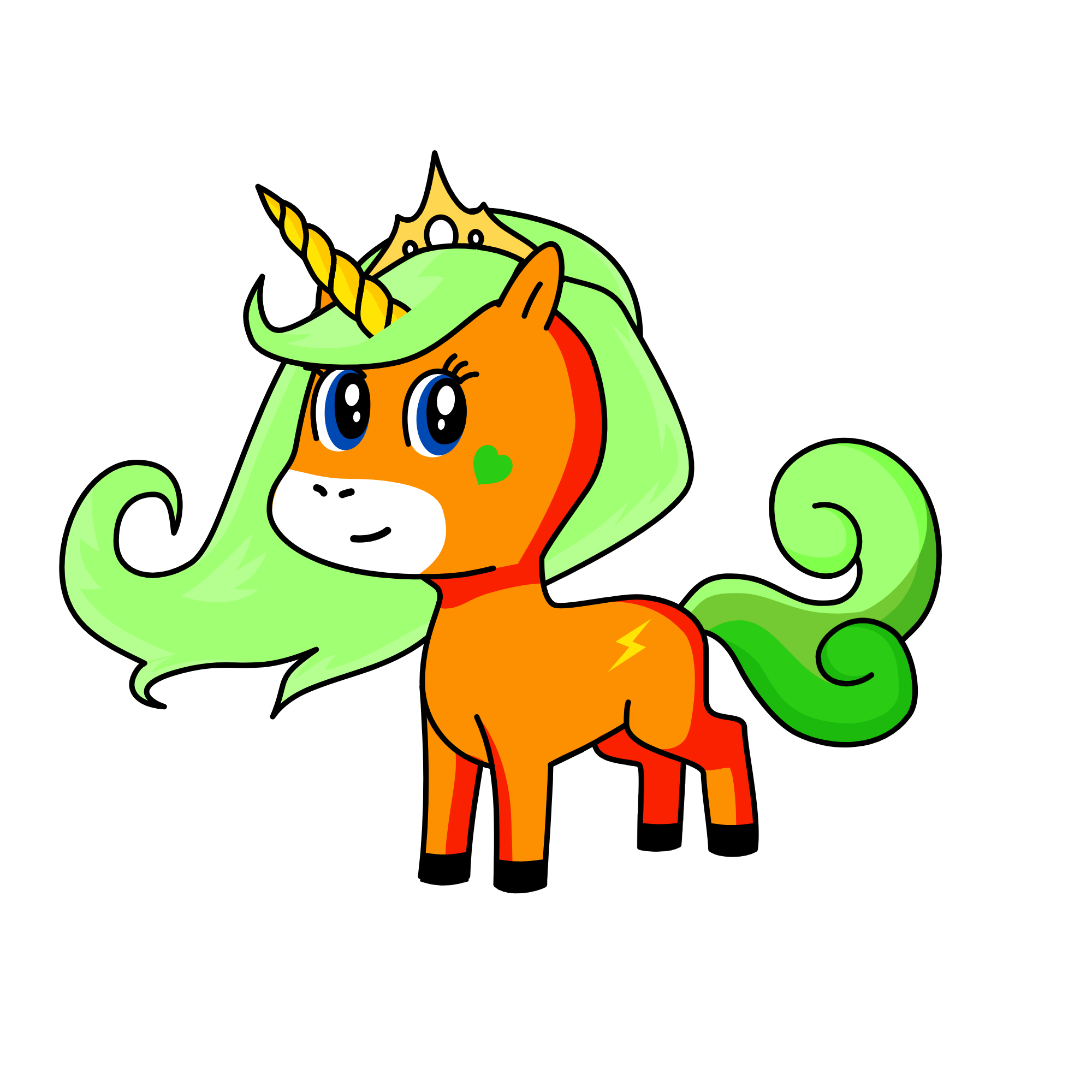 Fergi, the unicorn