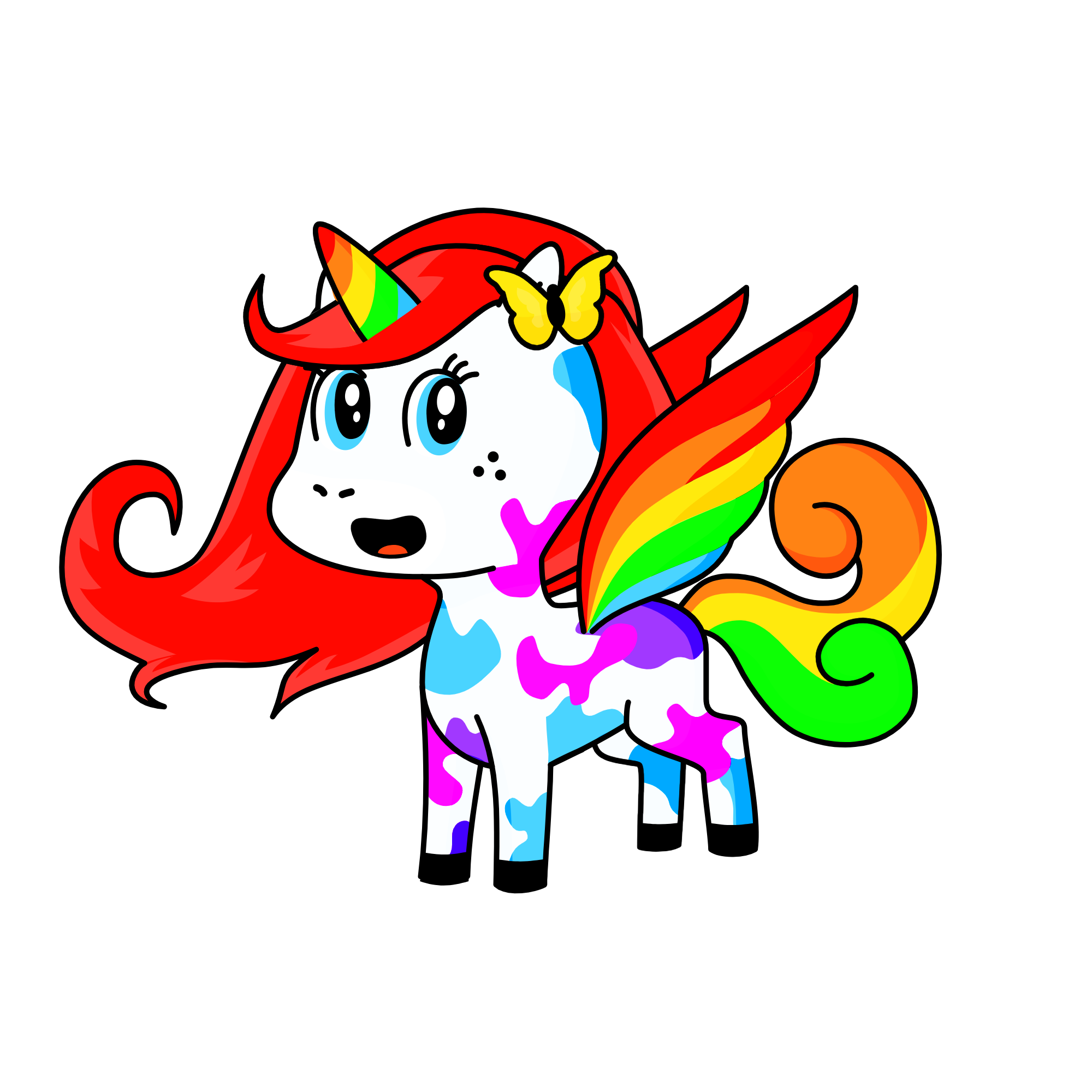 pride mounth, the unicorn