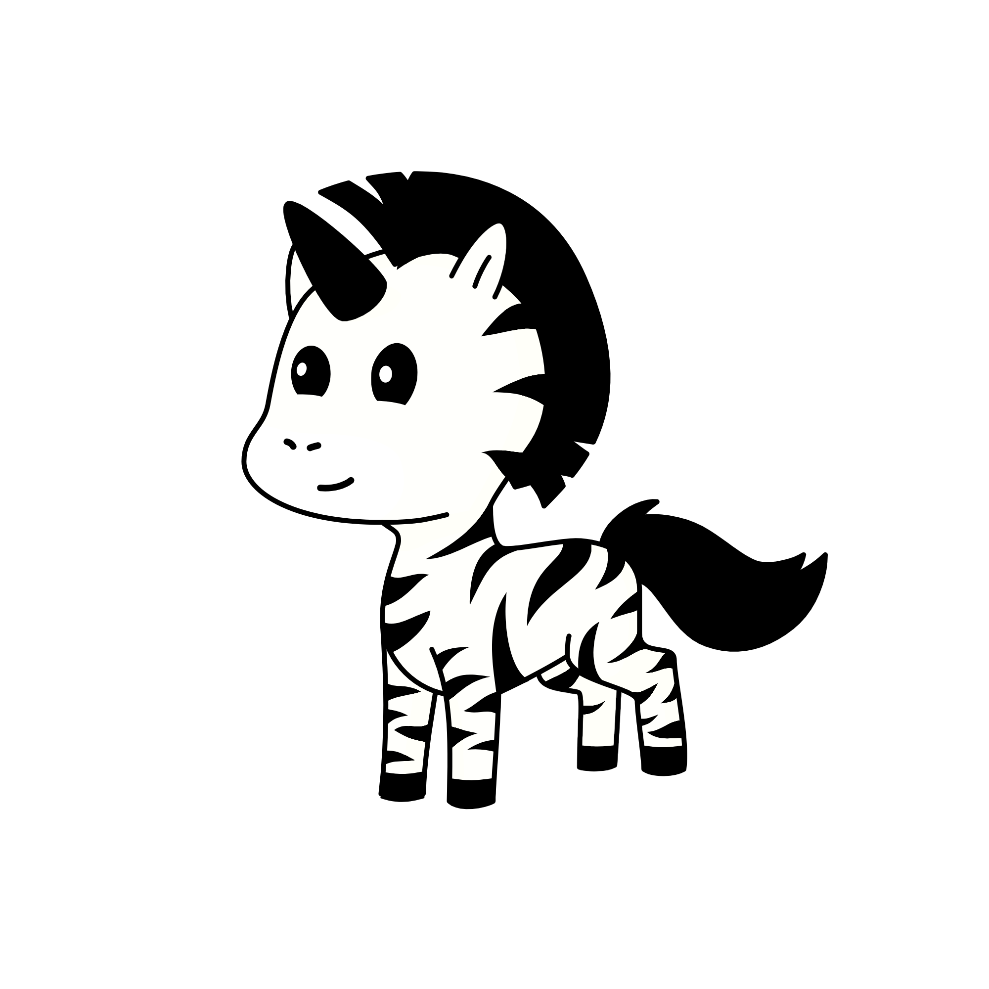 Zebra, the unicorn