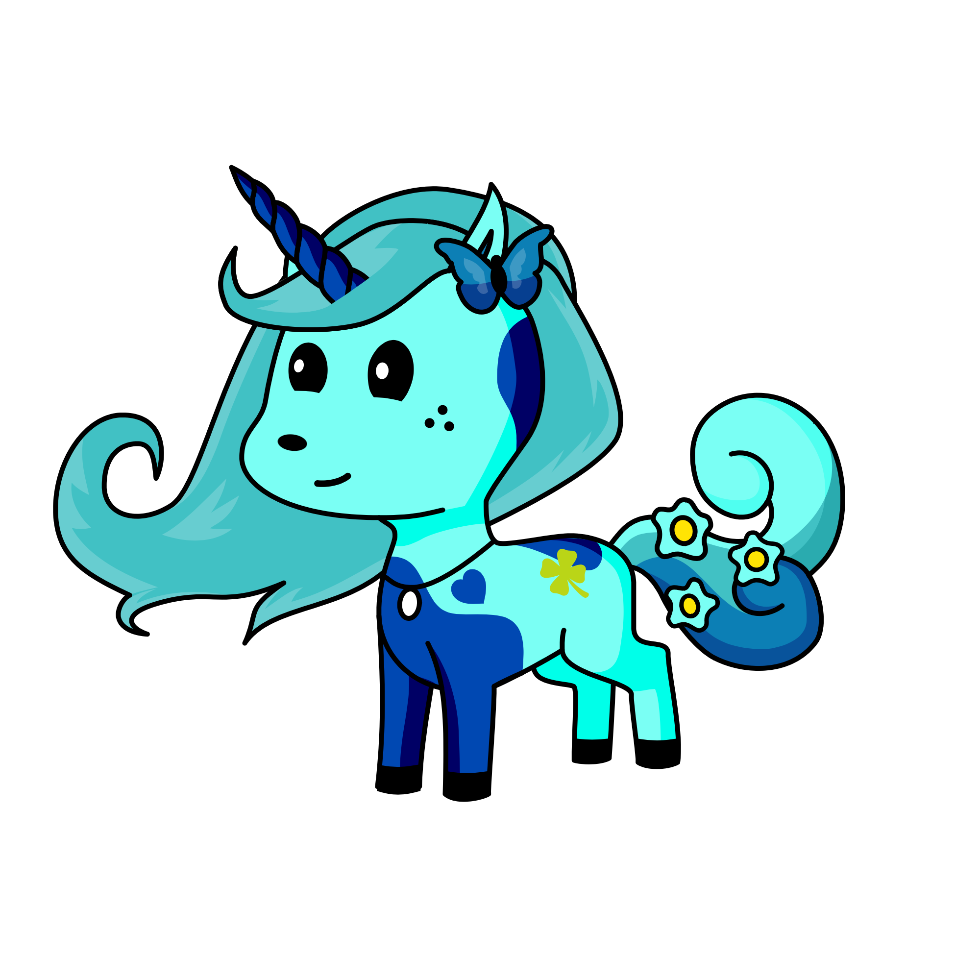 Winter’s breath, the unicorn