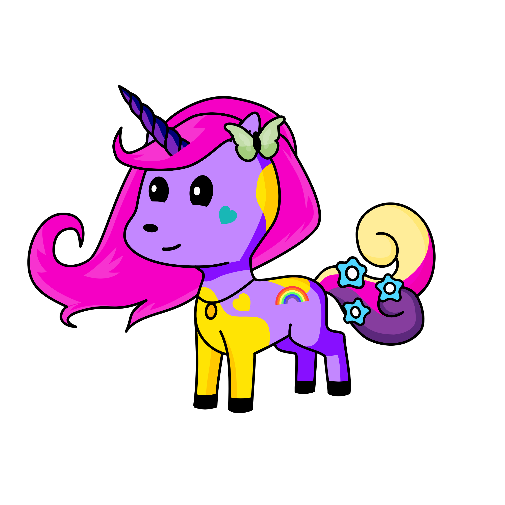 Prettying , the unicorn