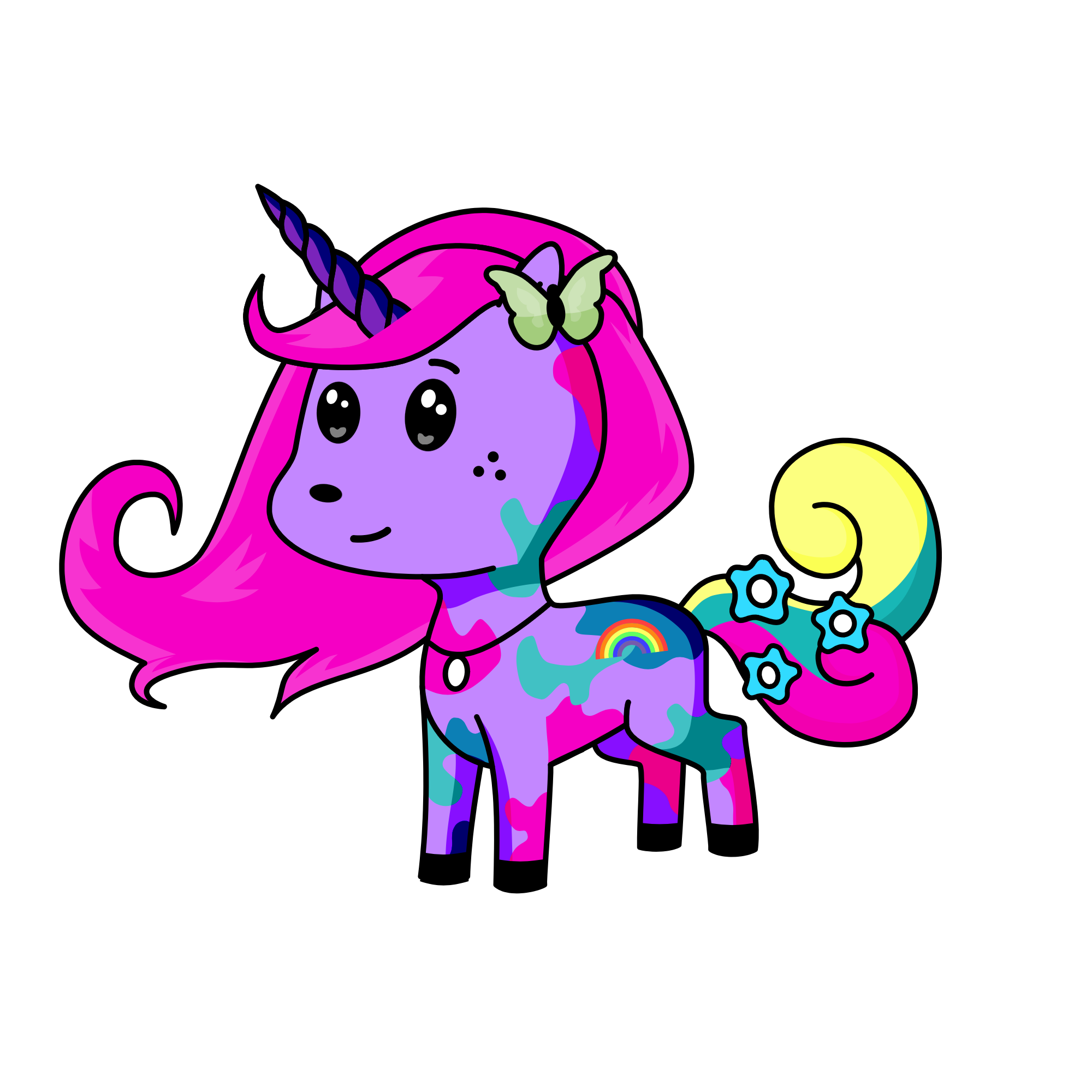 Cutie, the unicorn