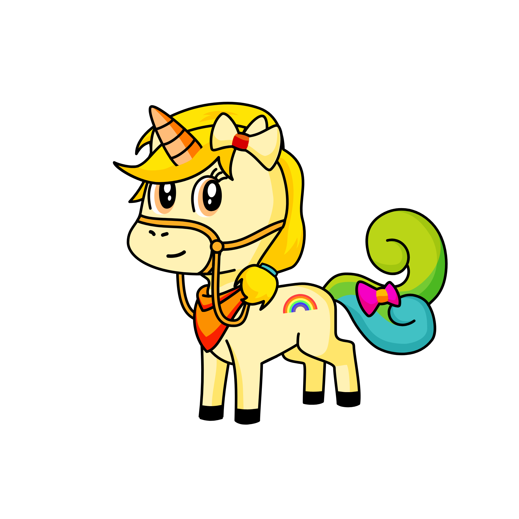Happy, the unicorn