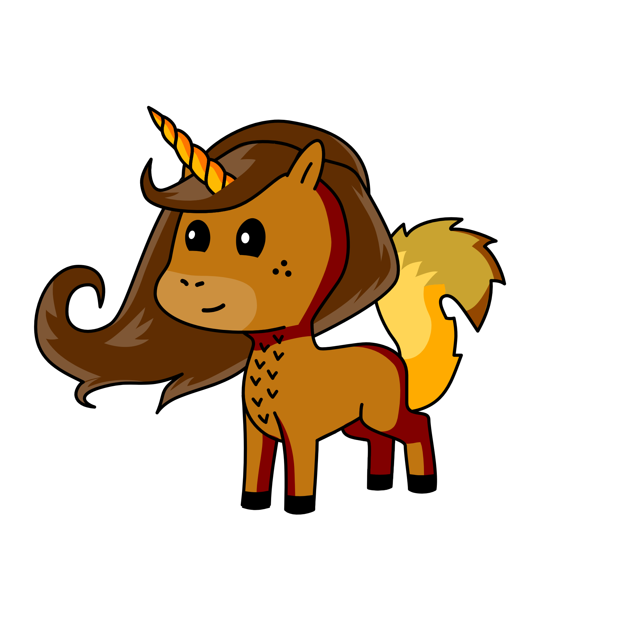 Desert fox, the unicorn