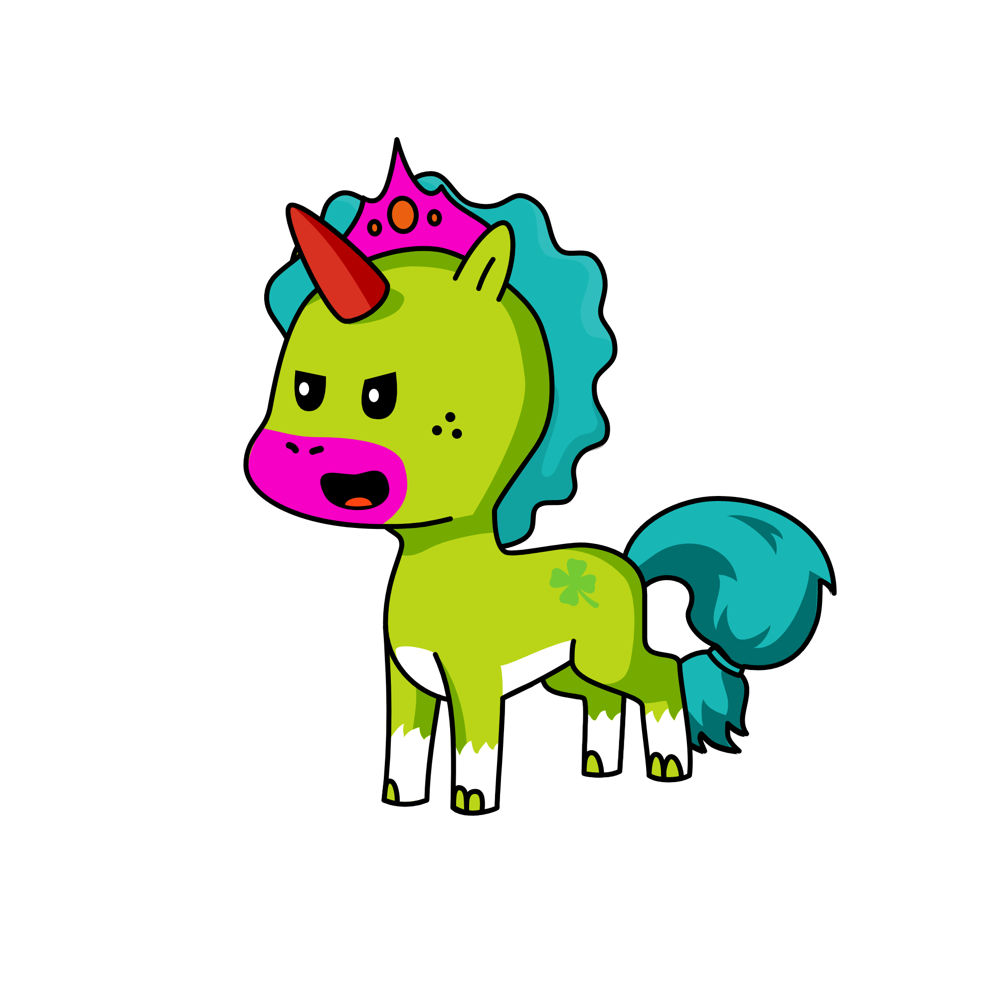 HI UNICORN YUMMY YUMMY, the unicorn