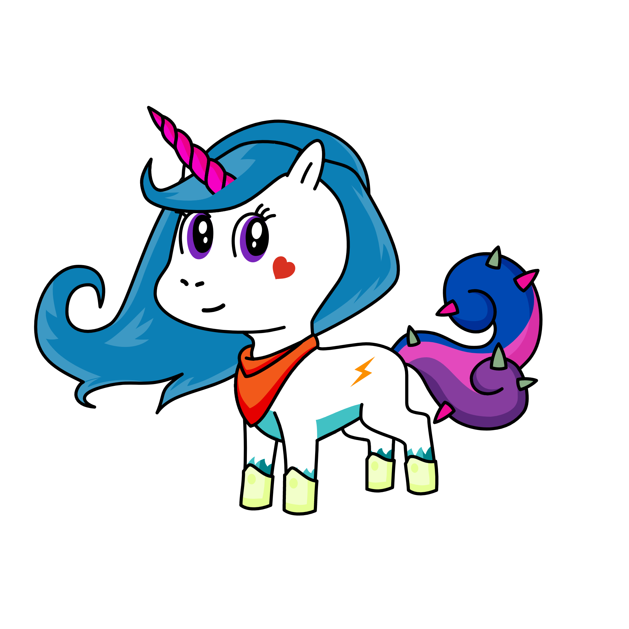 ticky, the unicorn