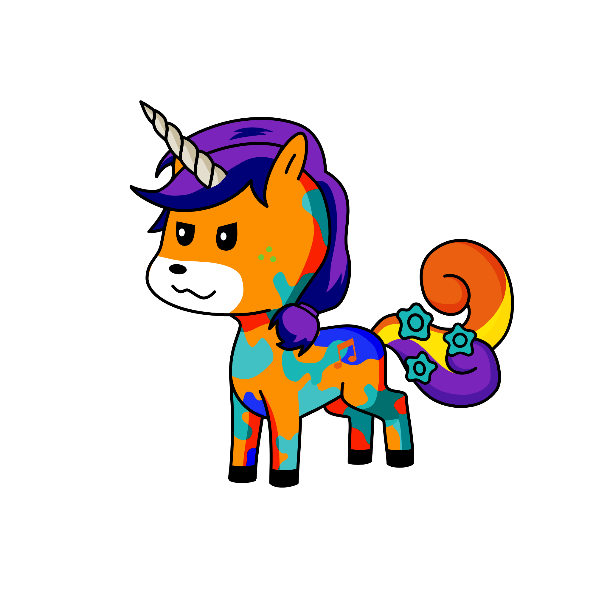 pee, the unicorn