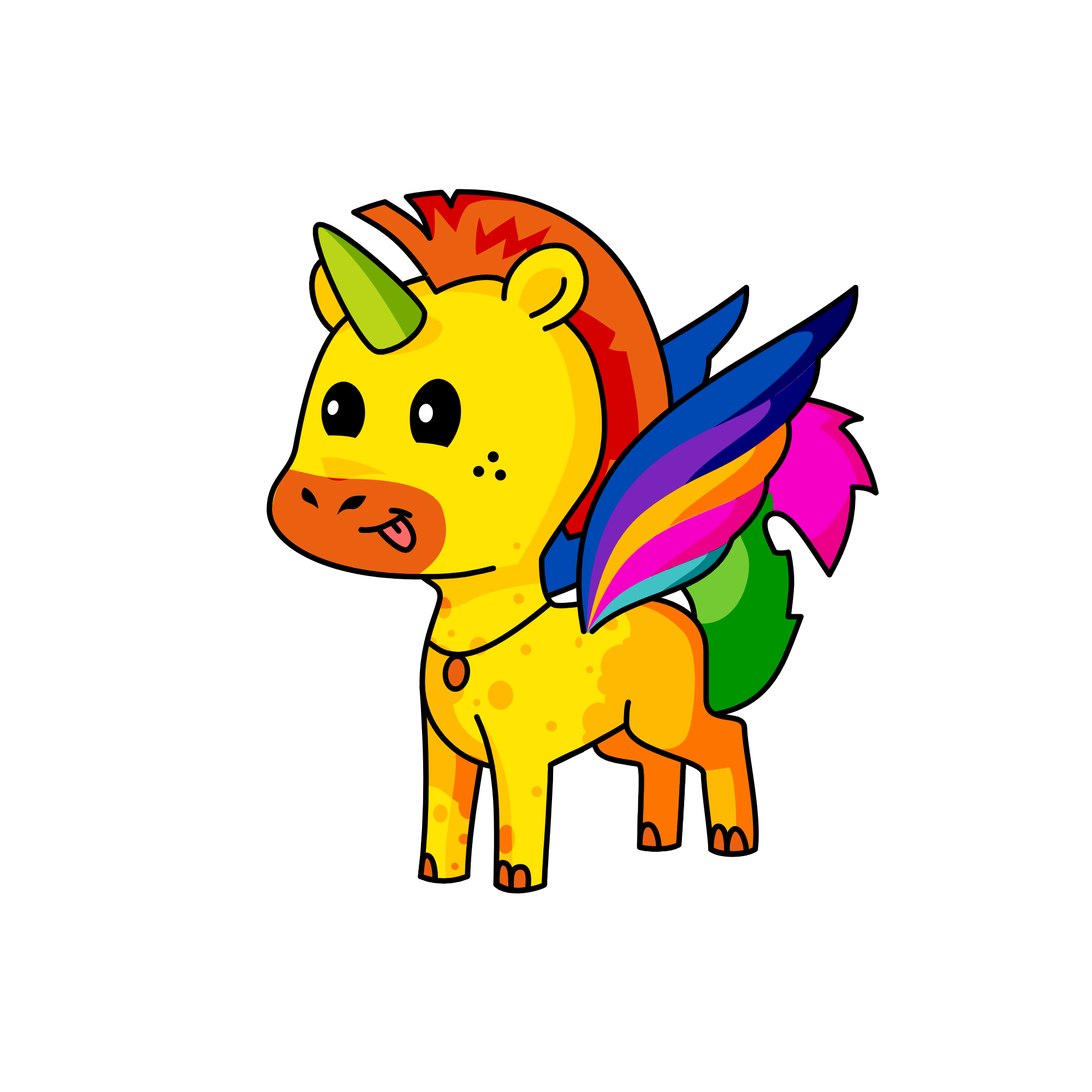caca, the unicorn