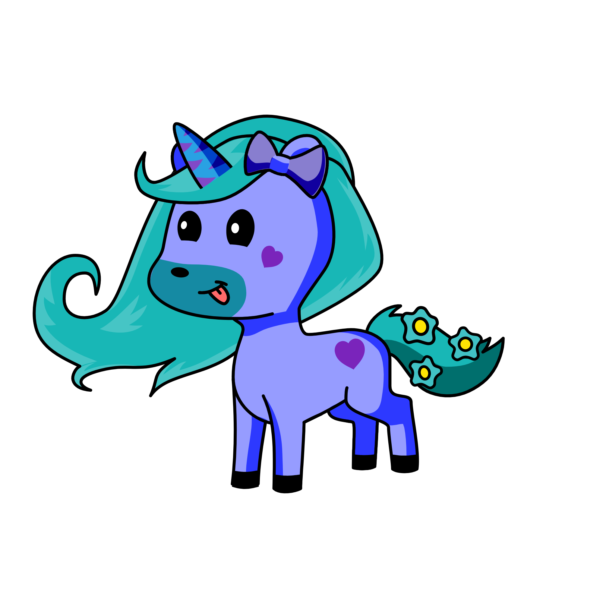 Snowy, the unicorn