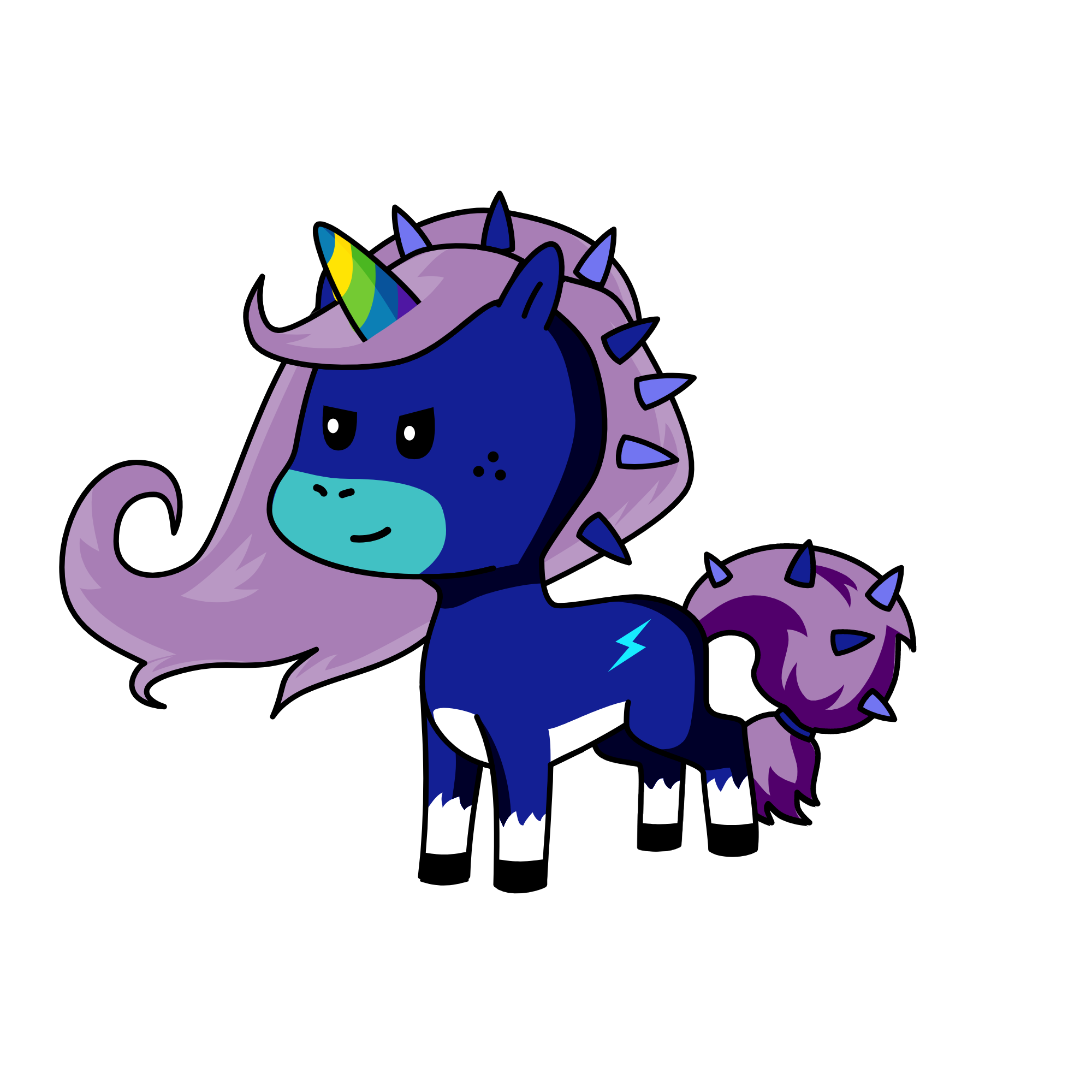 Lightning, the unicorn