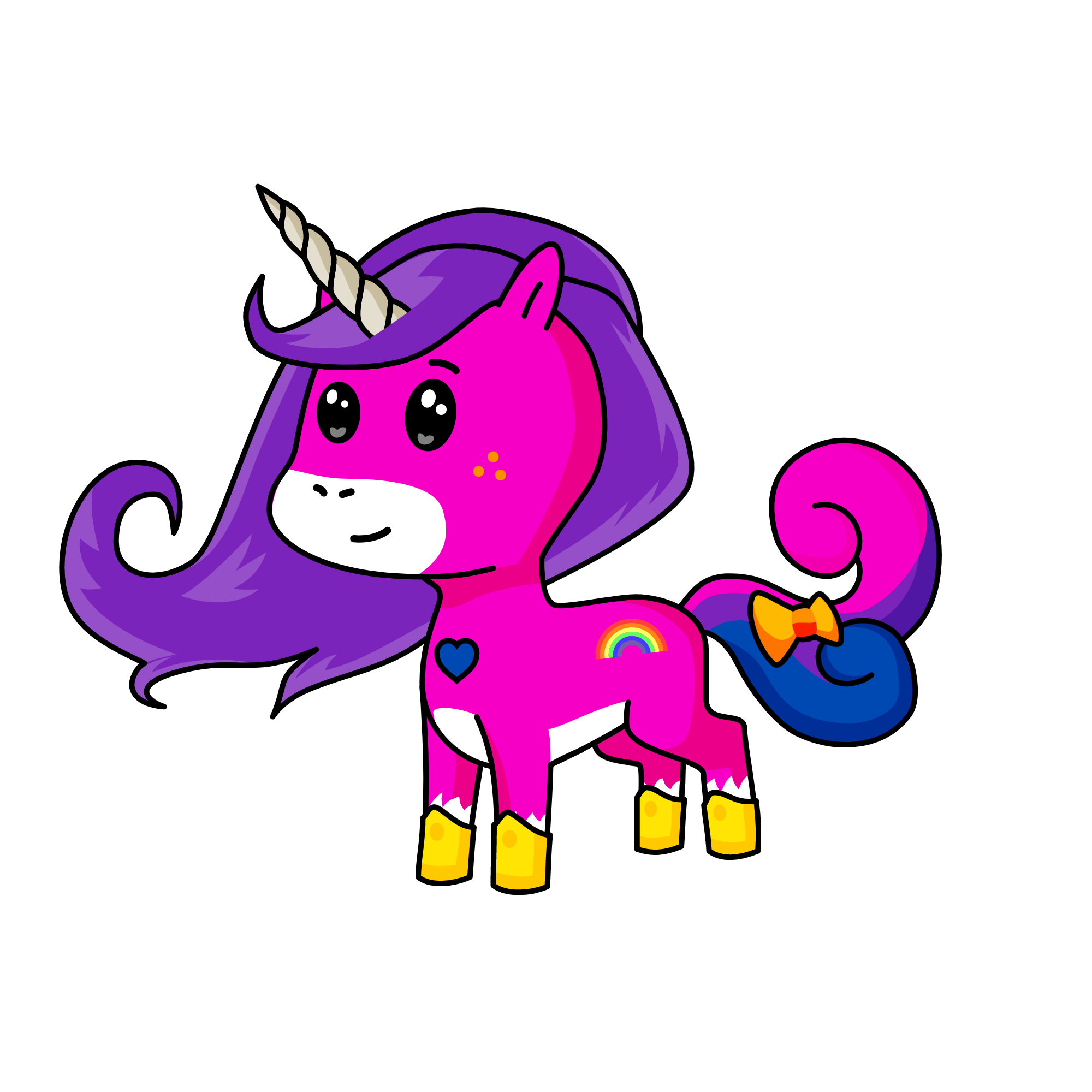 Lilac, the unicorn