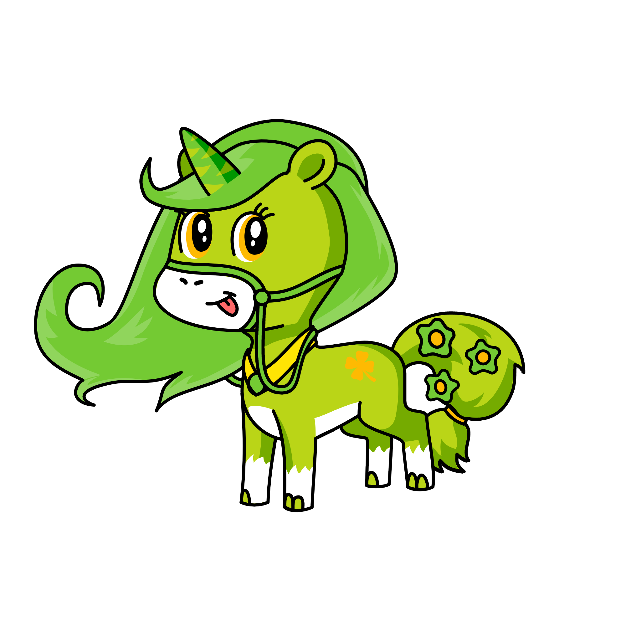 Luckie, the unicorn