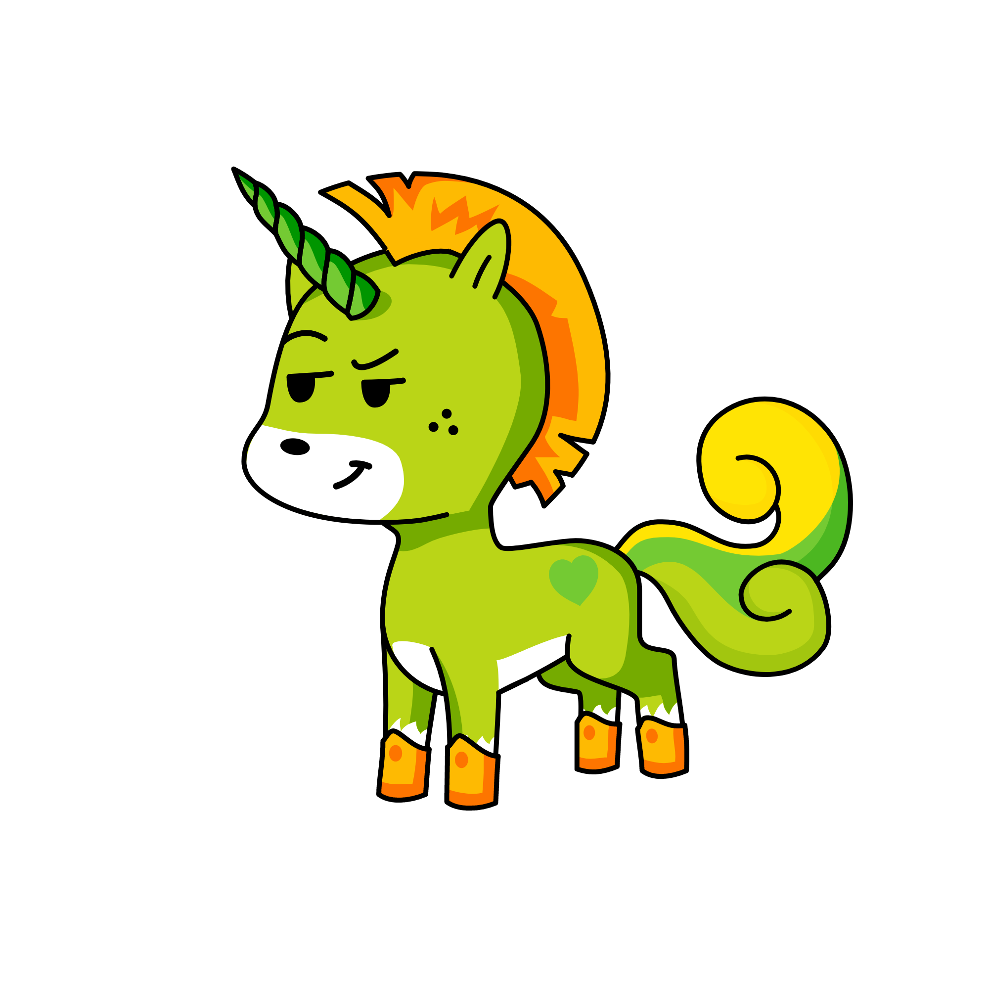 Luck, the unicorn