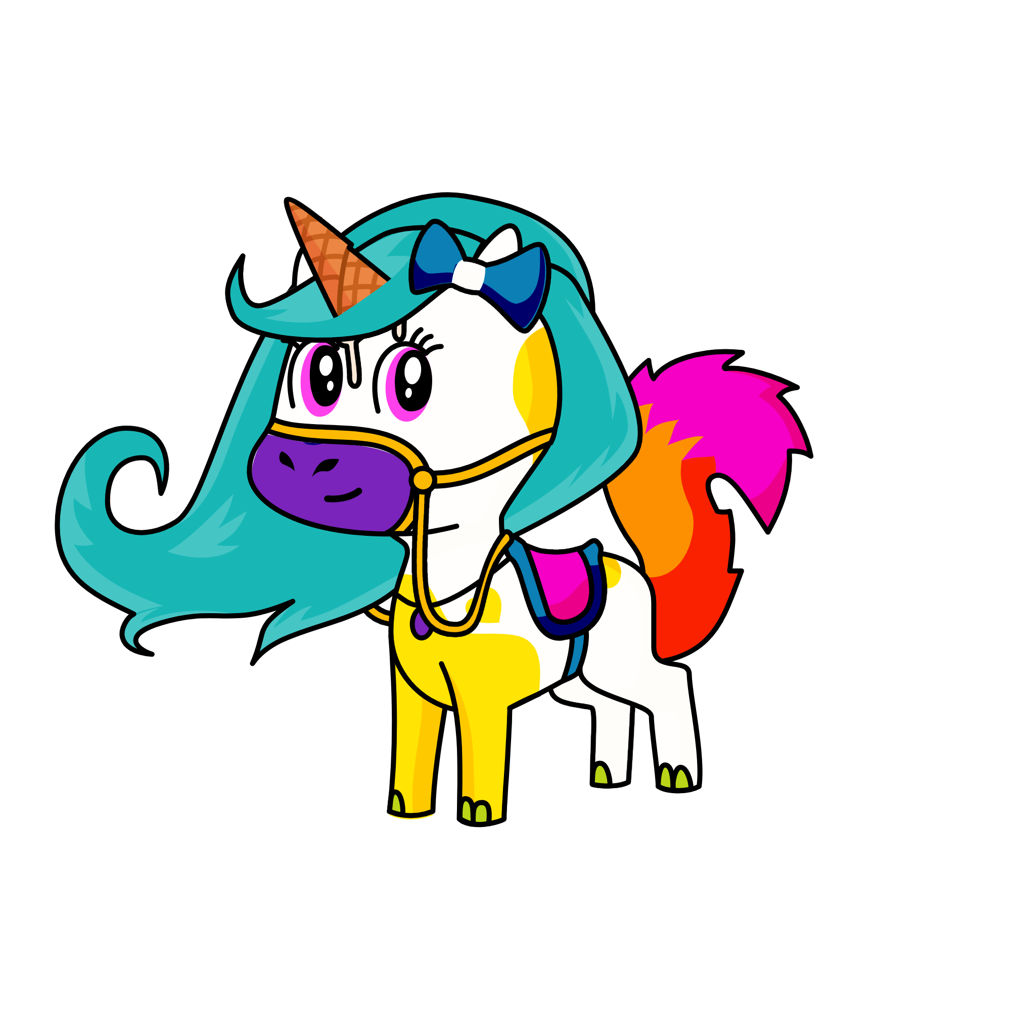 Conette, the unicorn