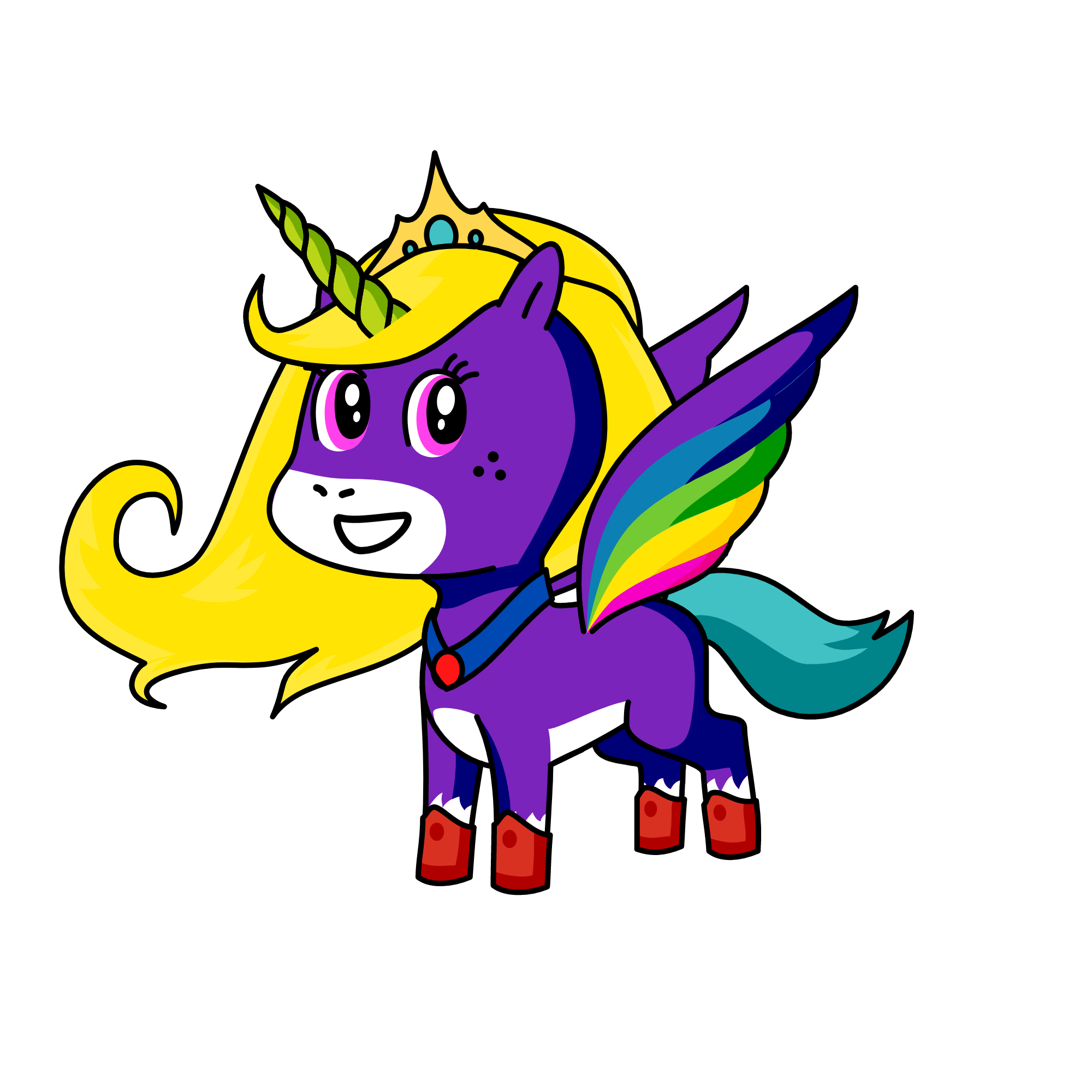Krewicorn, the unicorn