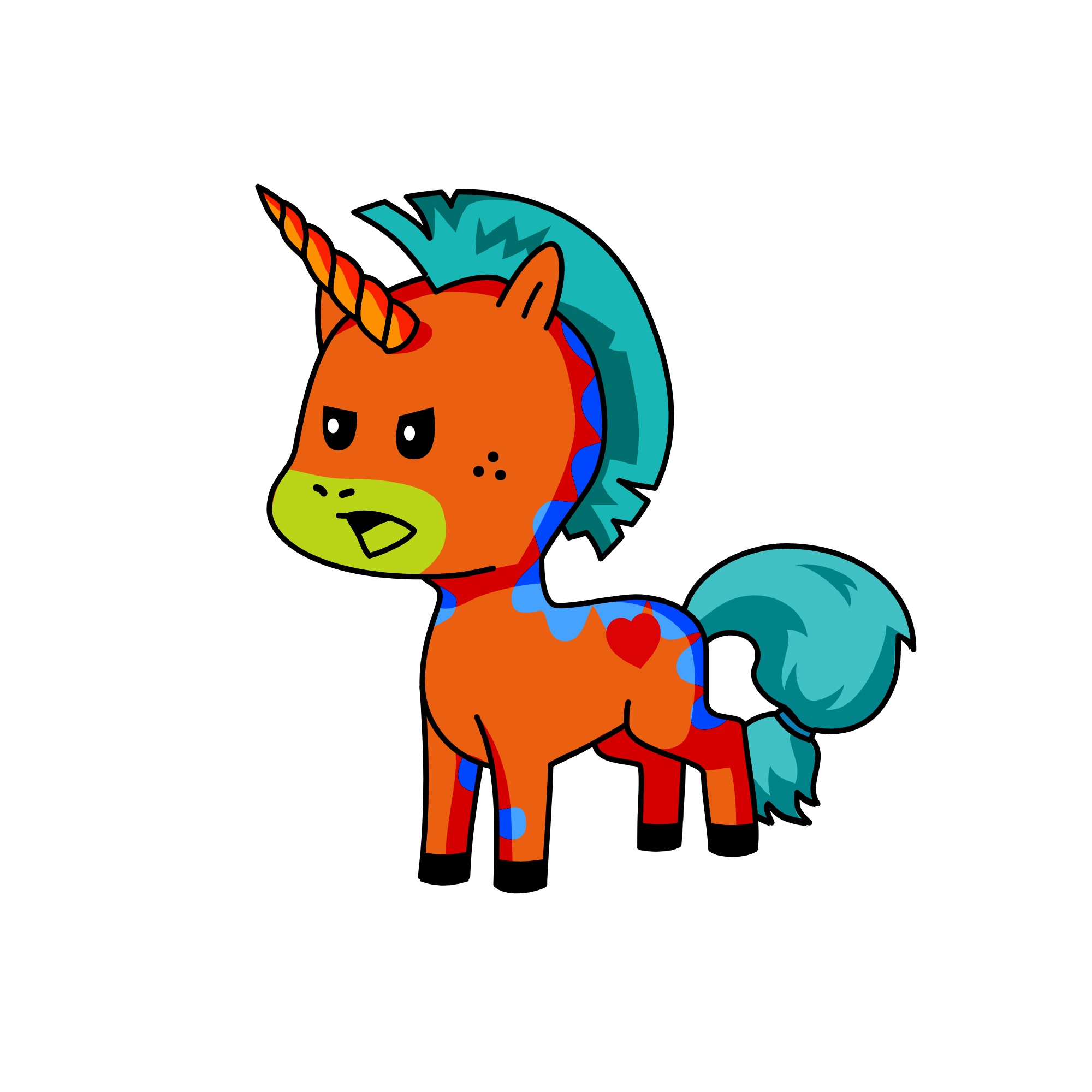Crazy, the unicorn
