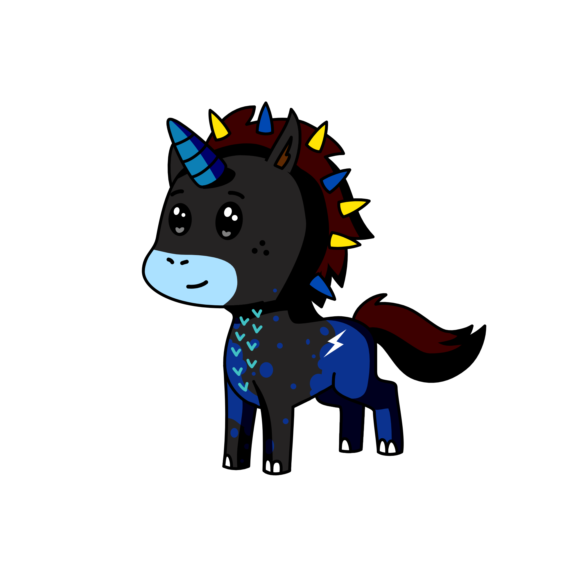 night, the unicorn
