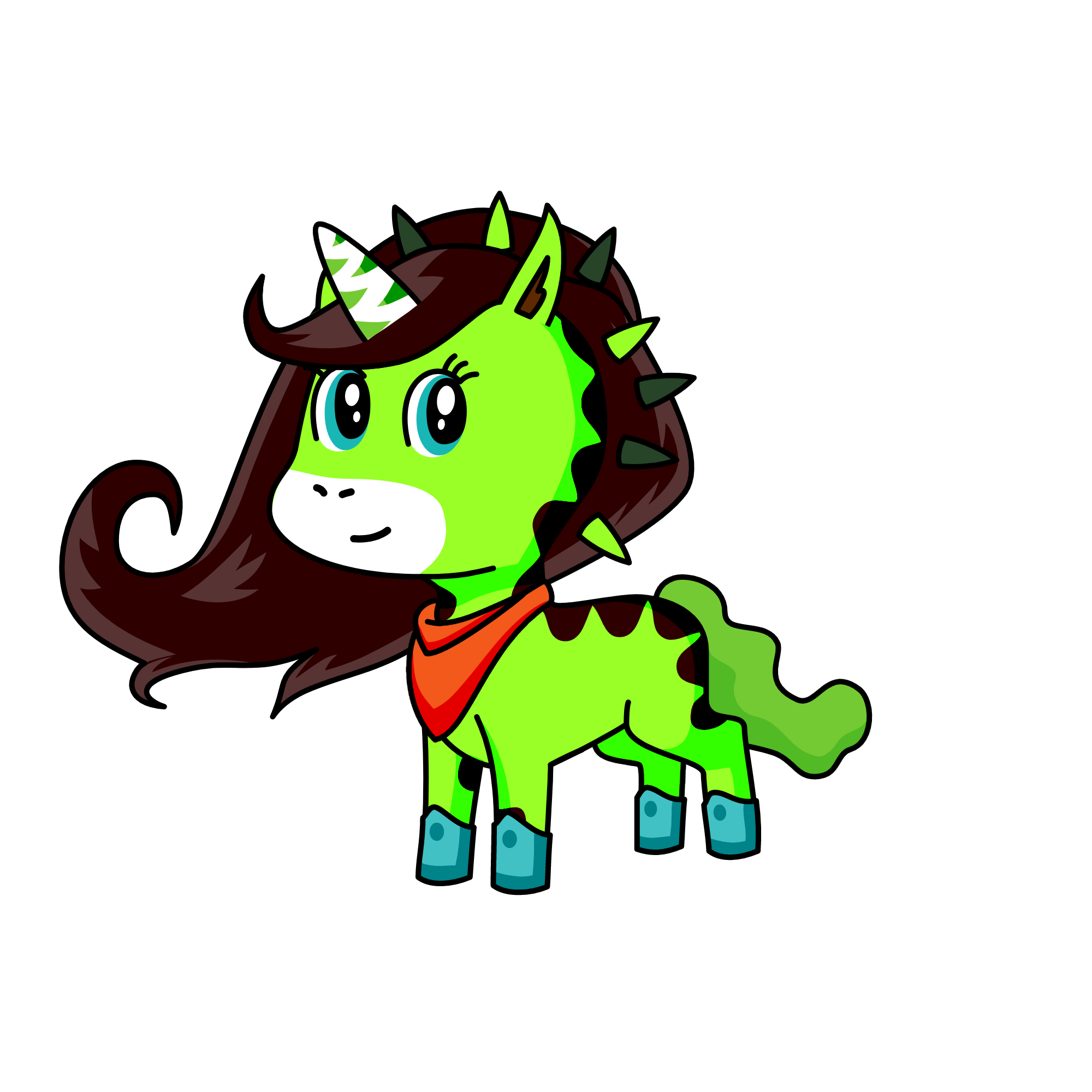 Billiecorn, the unicorn