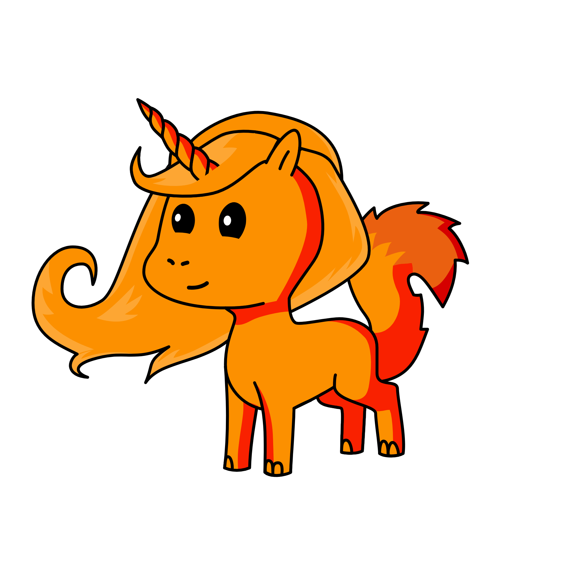 Coyote, the unicorn