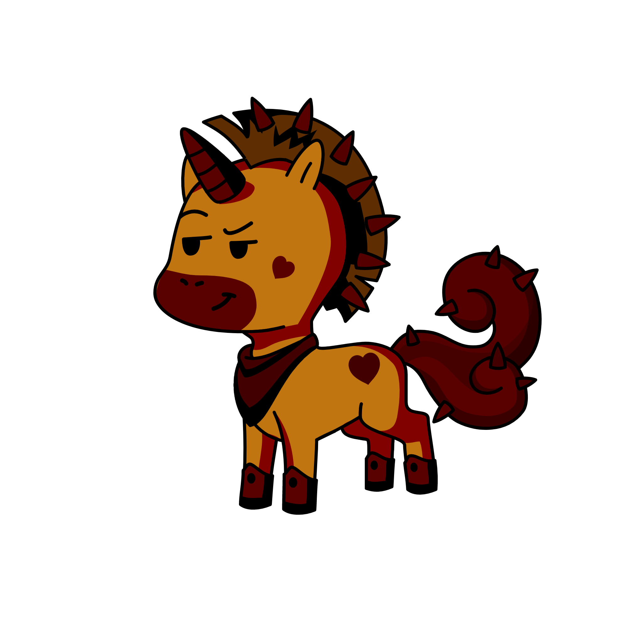 the king of the forest, the unicorn