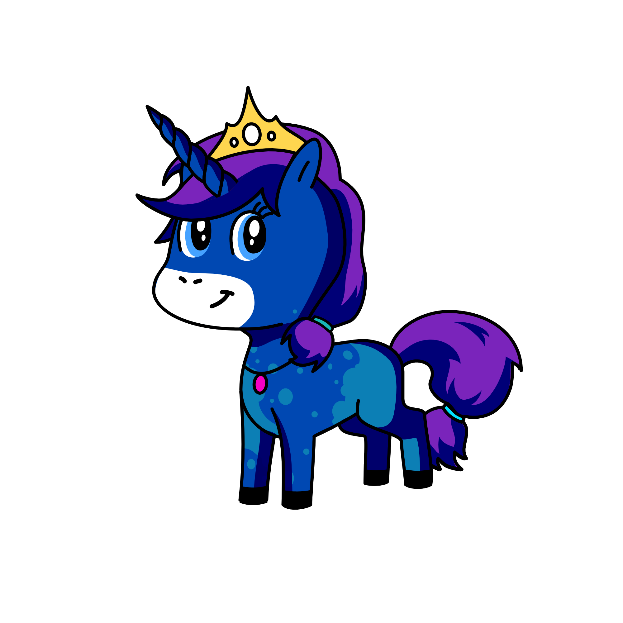 Retro, the unicorn