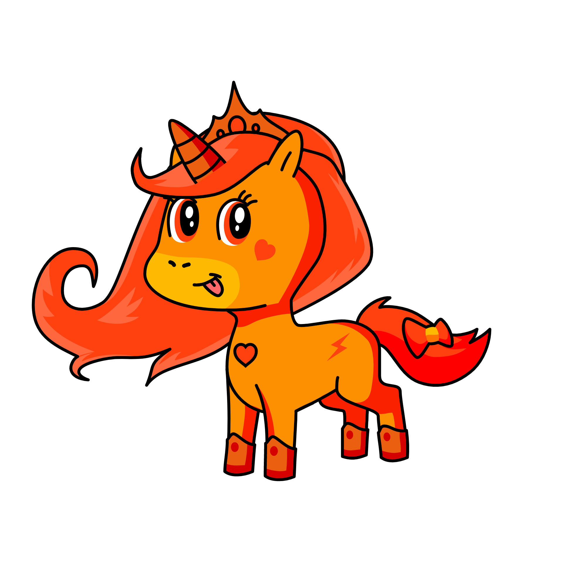 Deserta, the unicorn