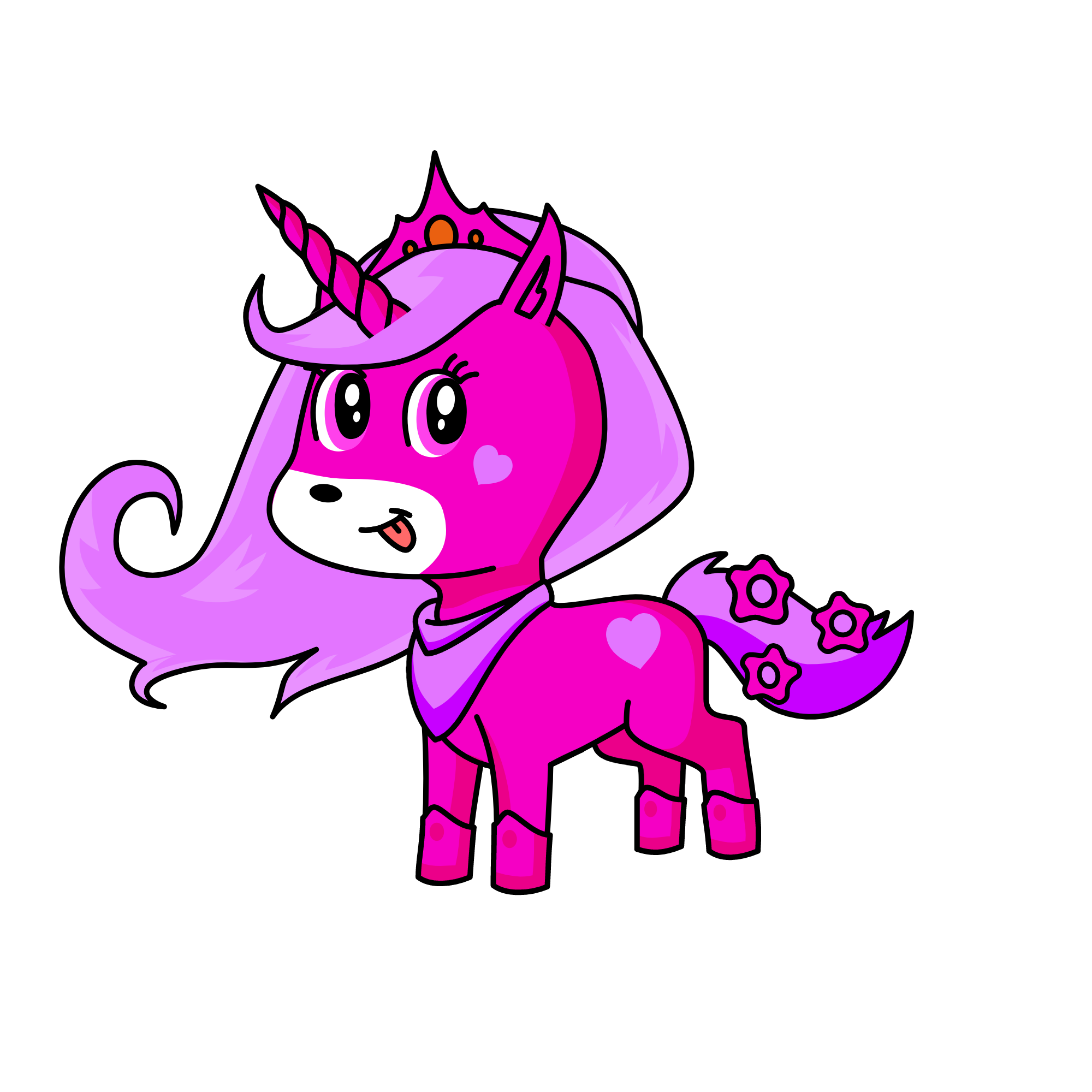 the queen of the clouds, the unicorn