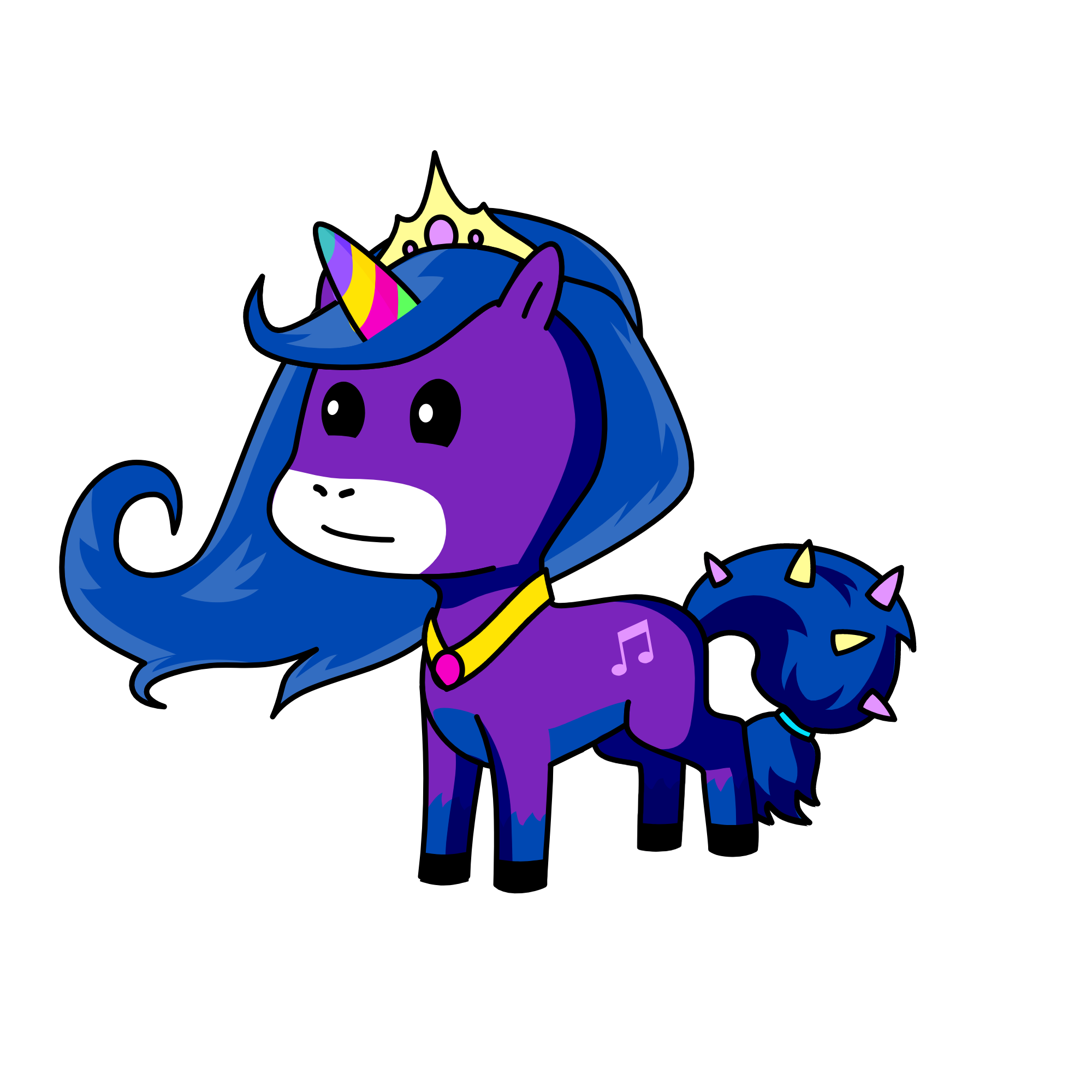 Midnight, the unicorn