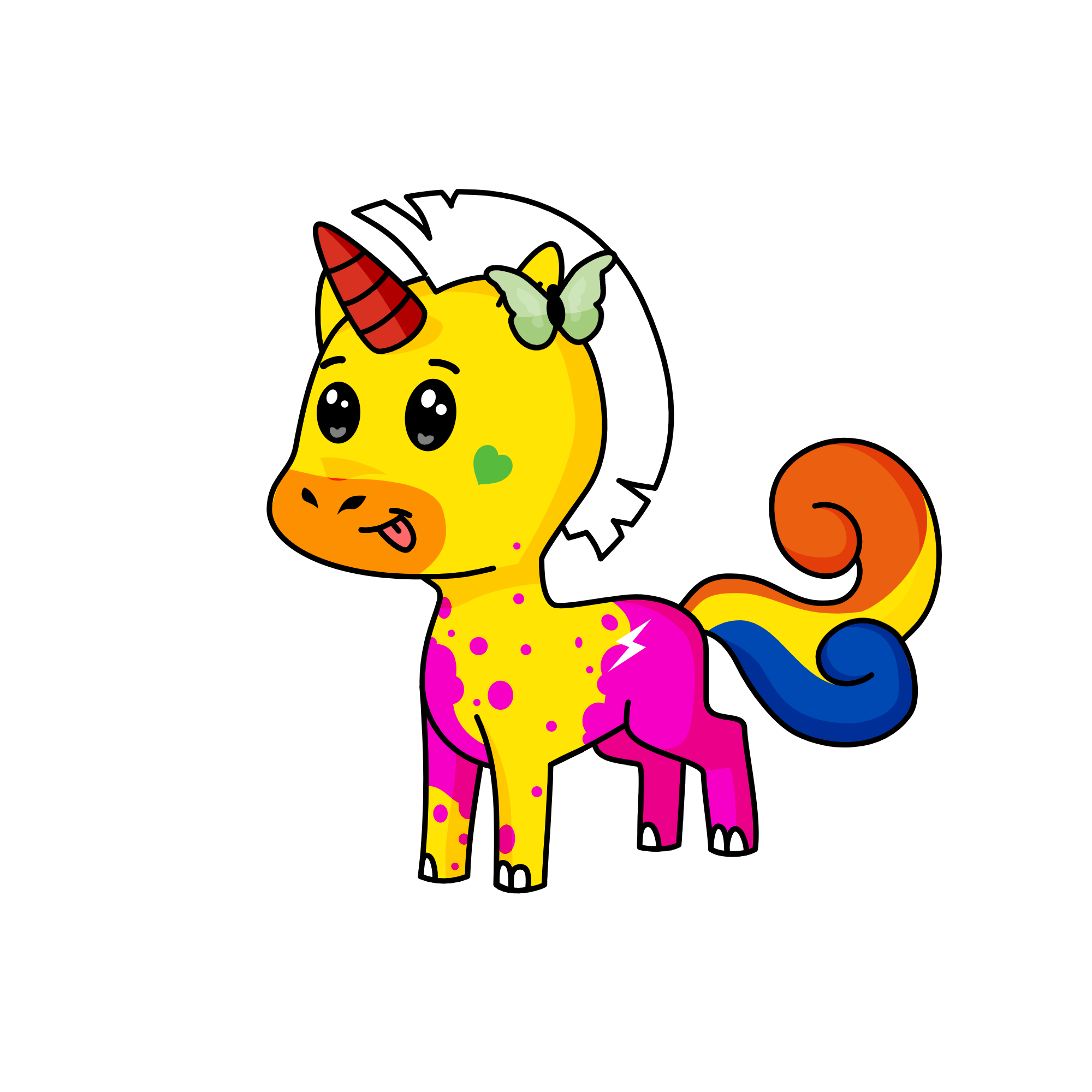 lazinzine, the unicorn