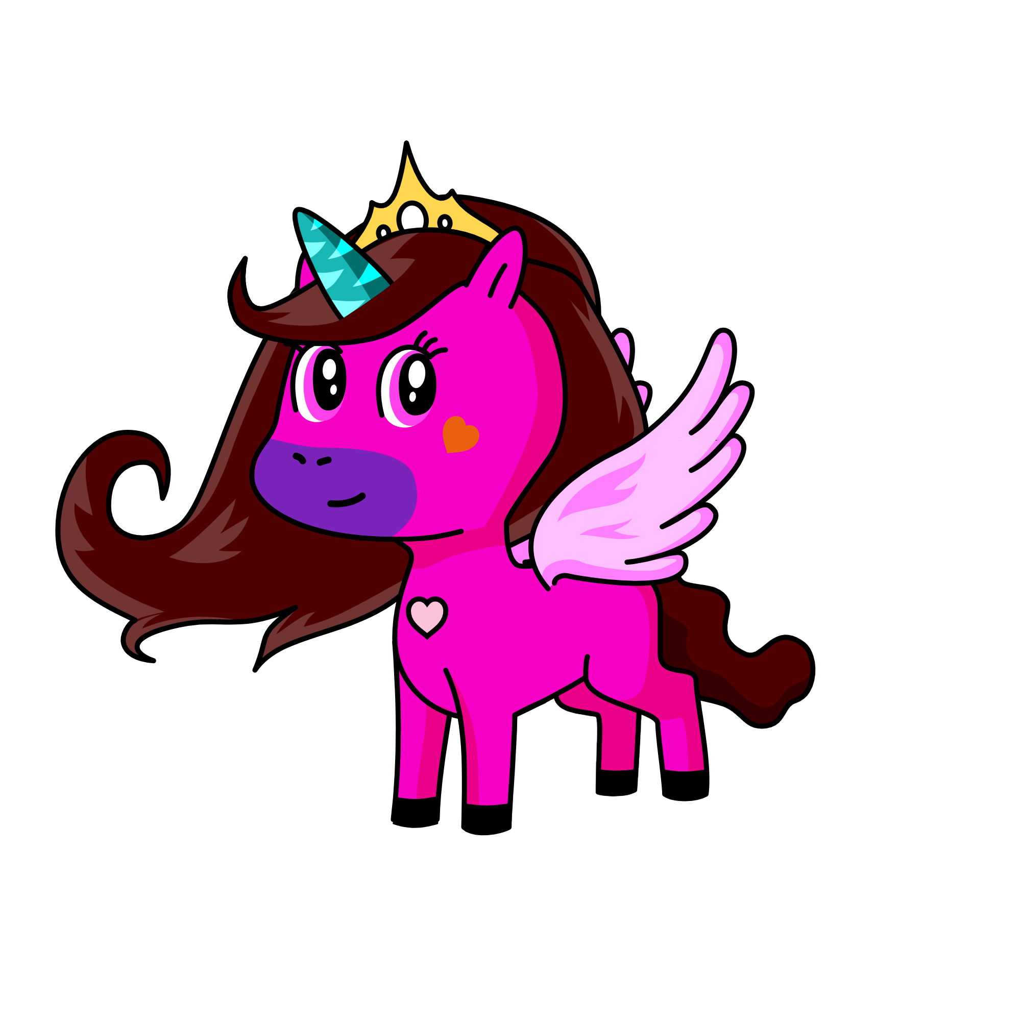 Queen of the unicorns(Lilly), the unicorn