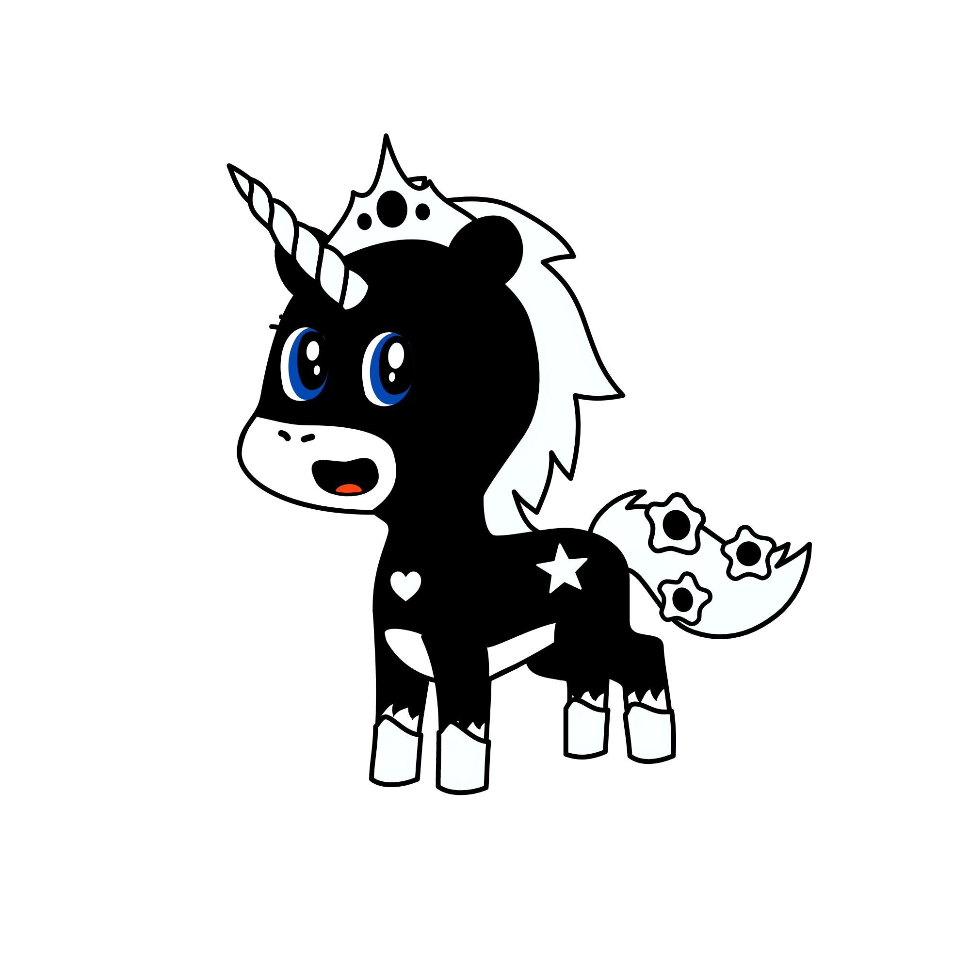 Black Ranger, the unicorn