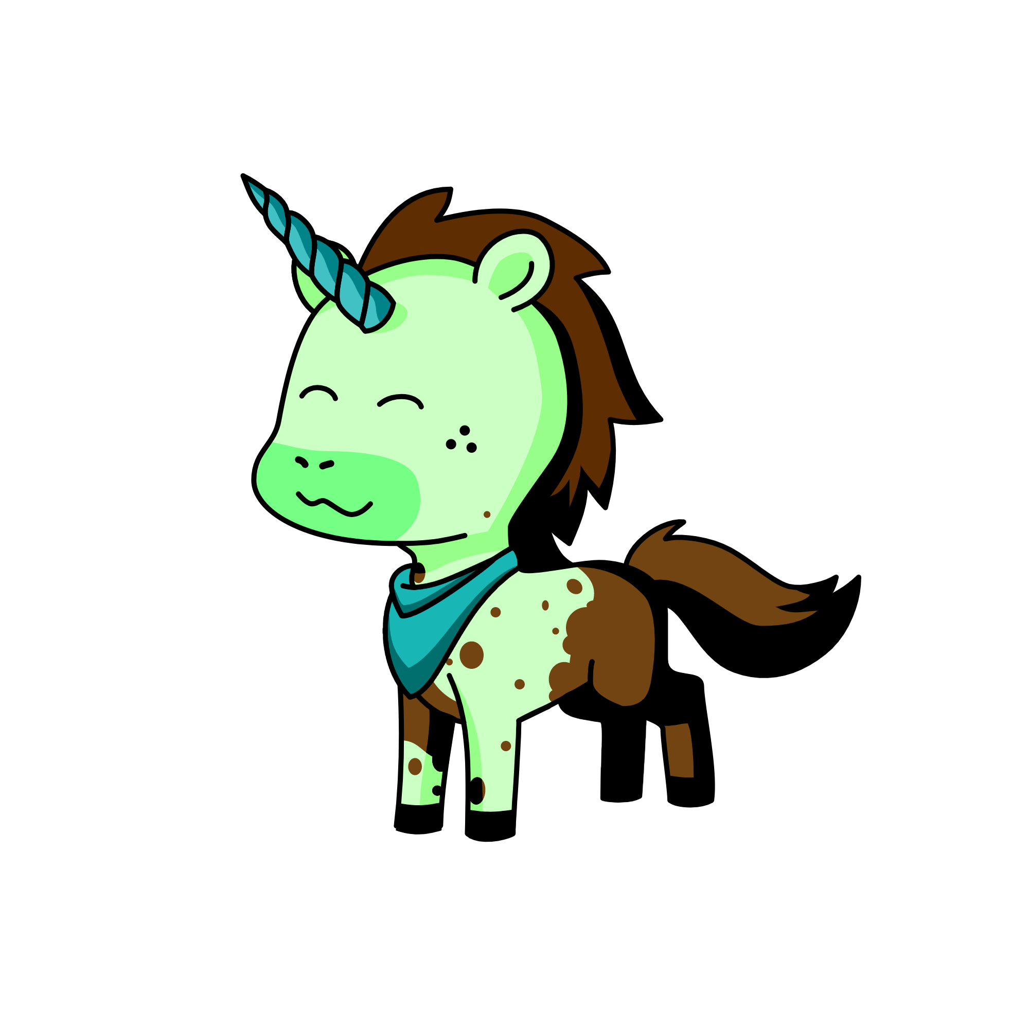Minty Coco, the unicorn
