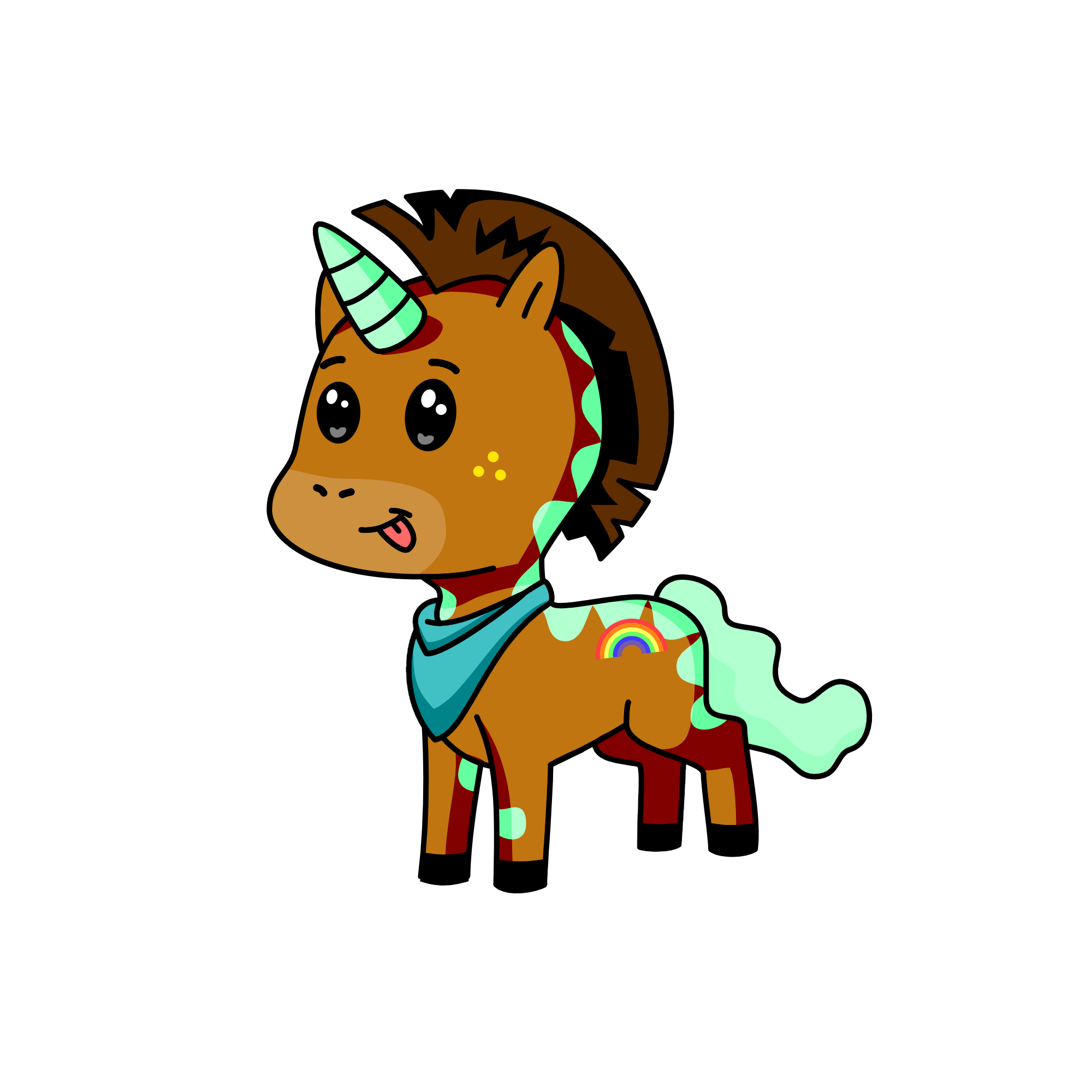 Chocolate Drizzle, the unicorn
