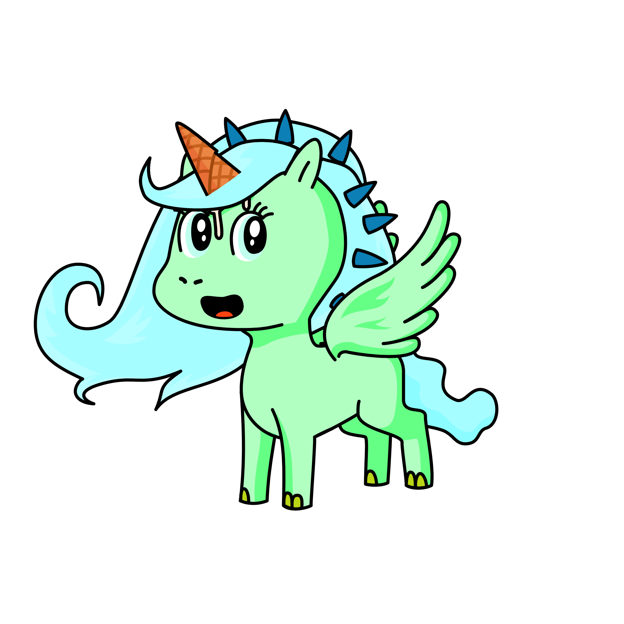 🍦Minty Mint-Mint🍦, the unicorn