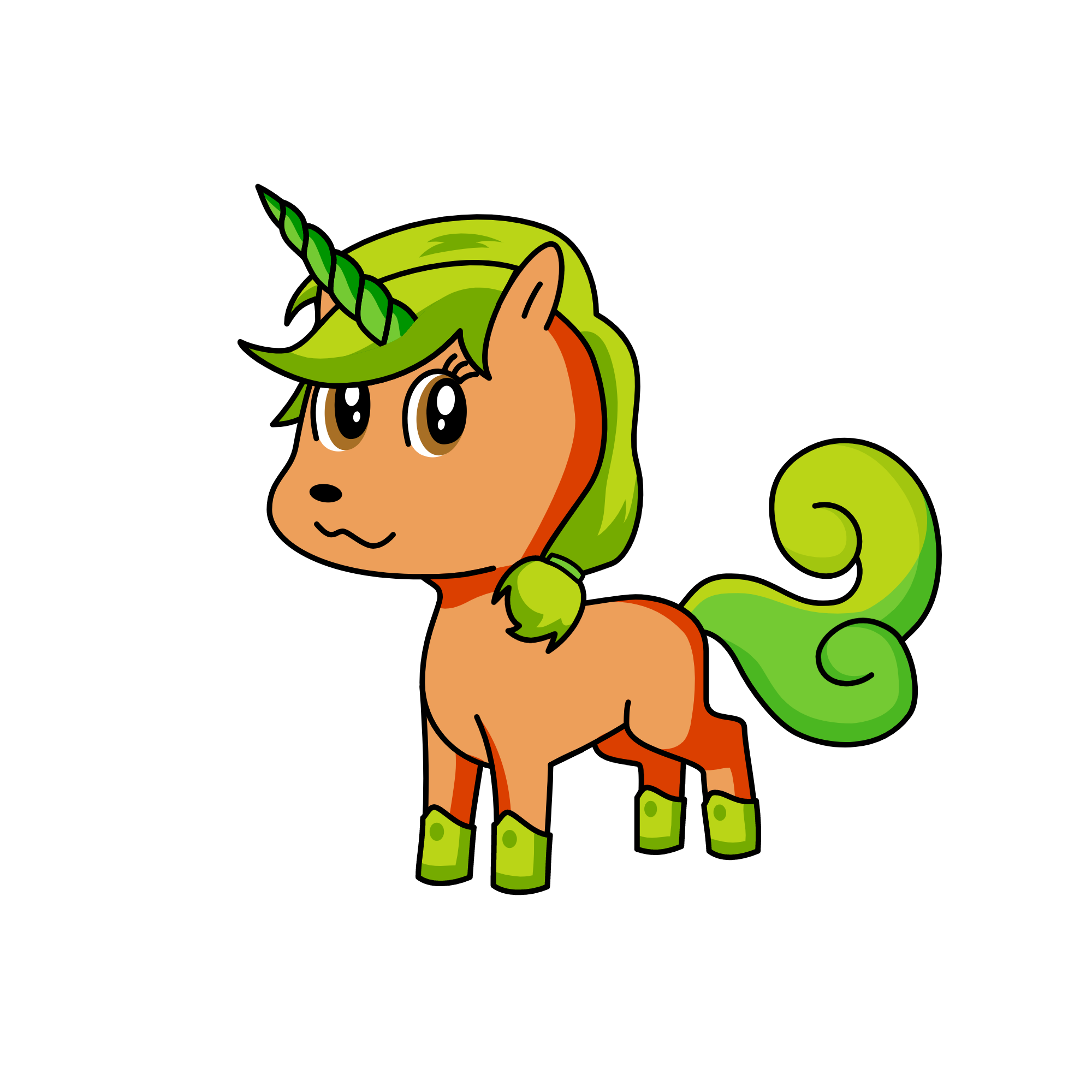Leafeon, the unicorn