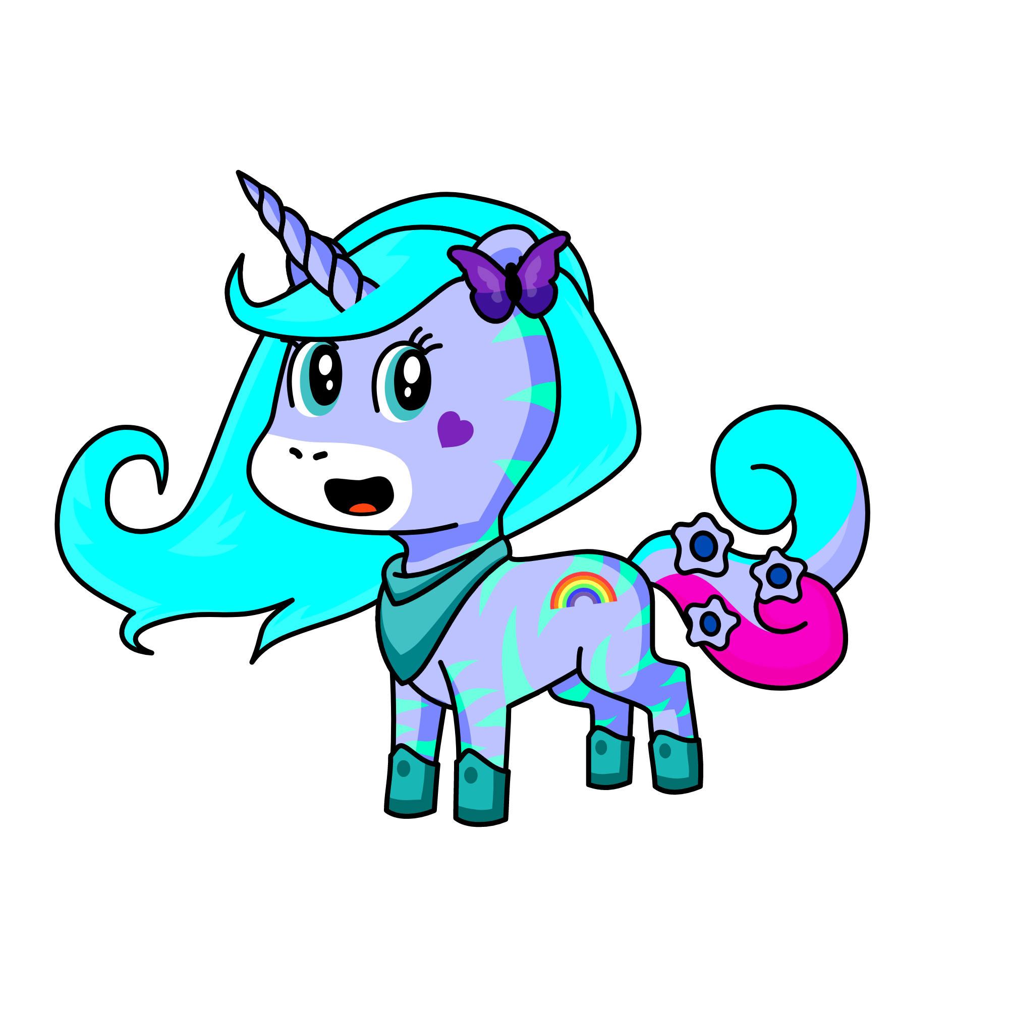 Prim, the unicorn