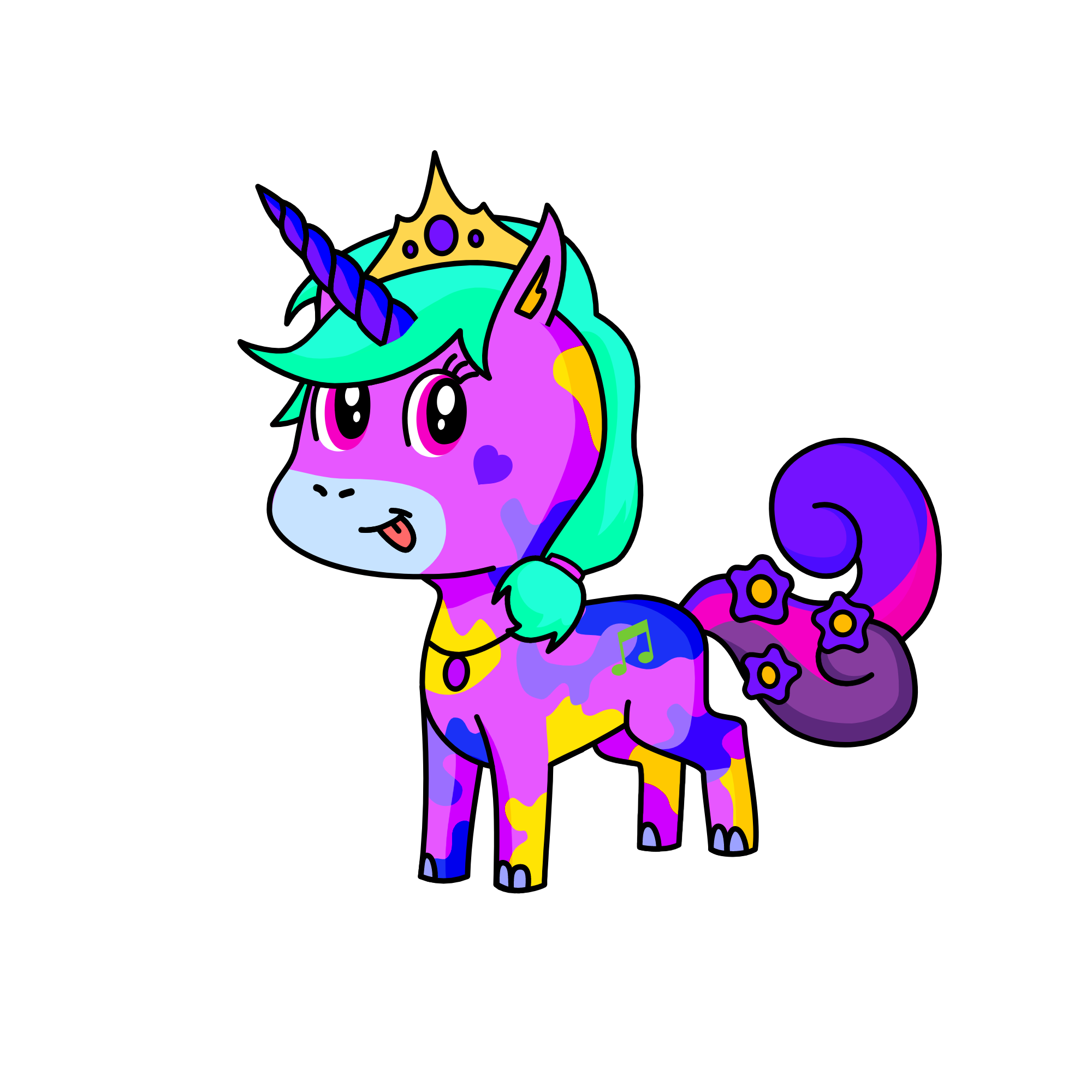 melody, the unicorn