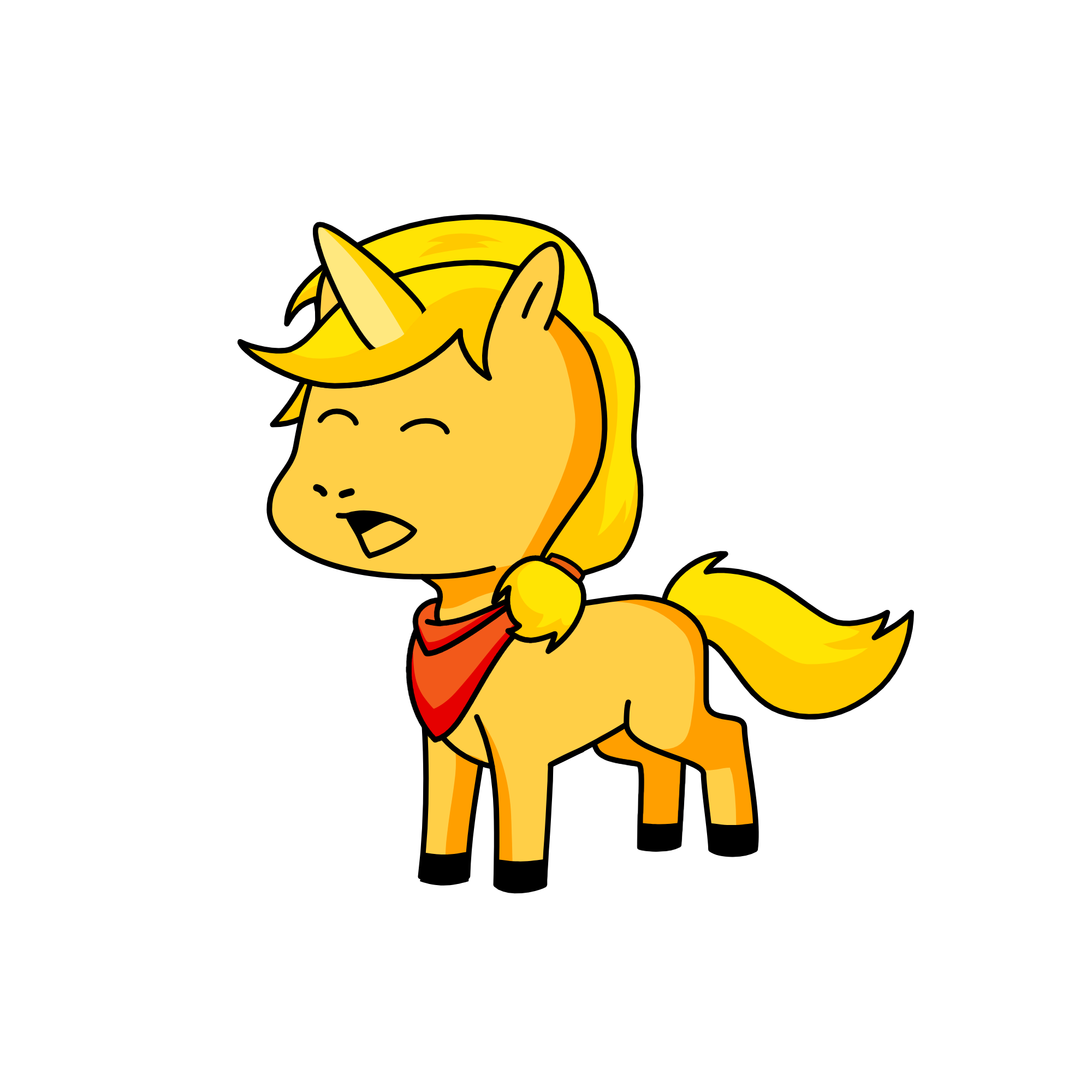 Baby Applejack, the unicorn
