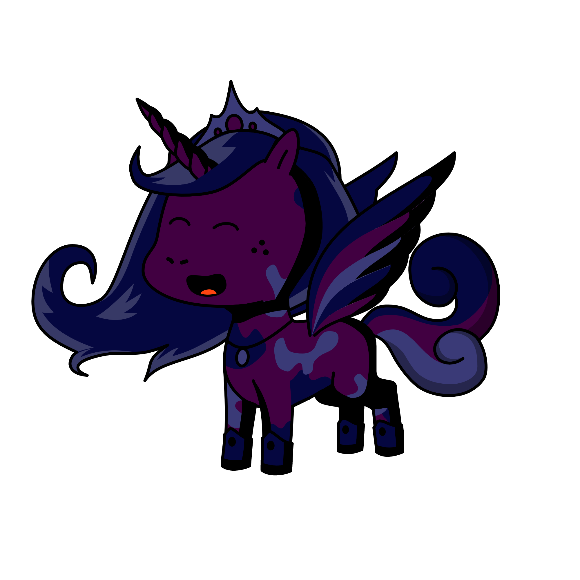 Queen Twilight Of the Night Sky, the unicorn