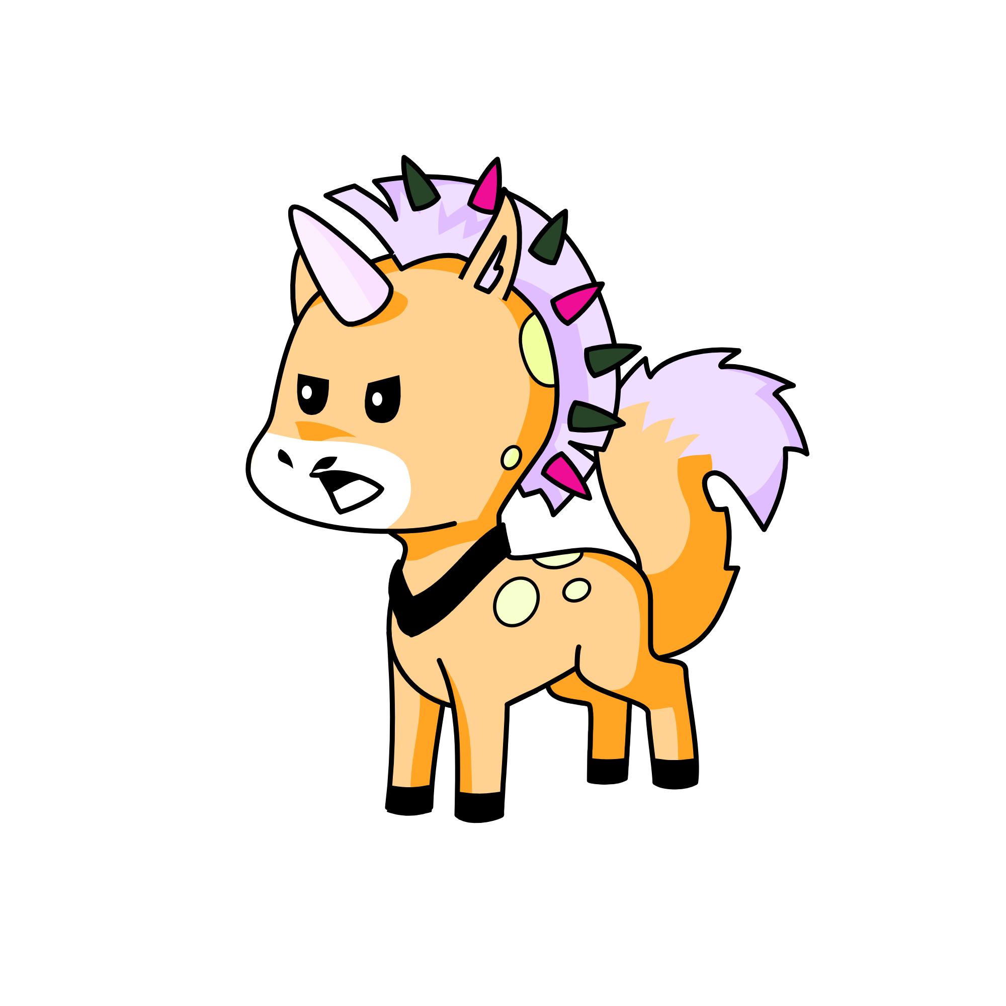 Punk, the unicorn