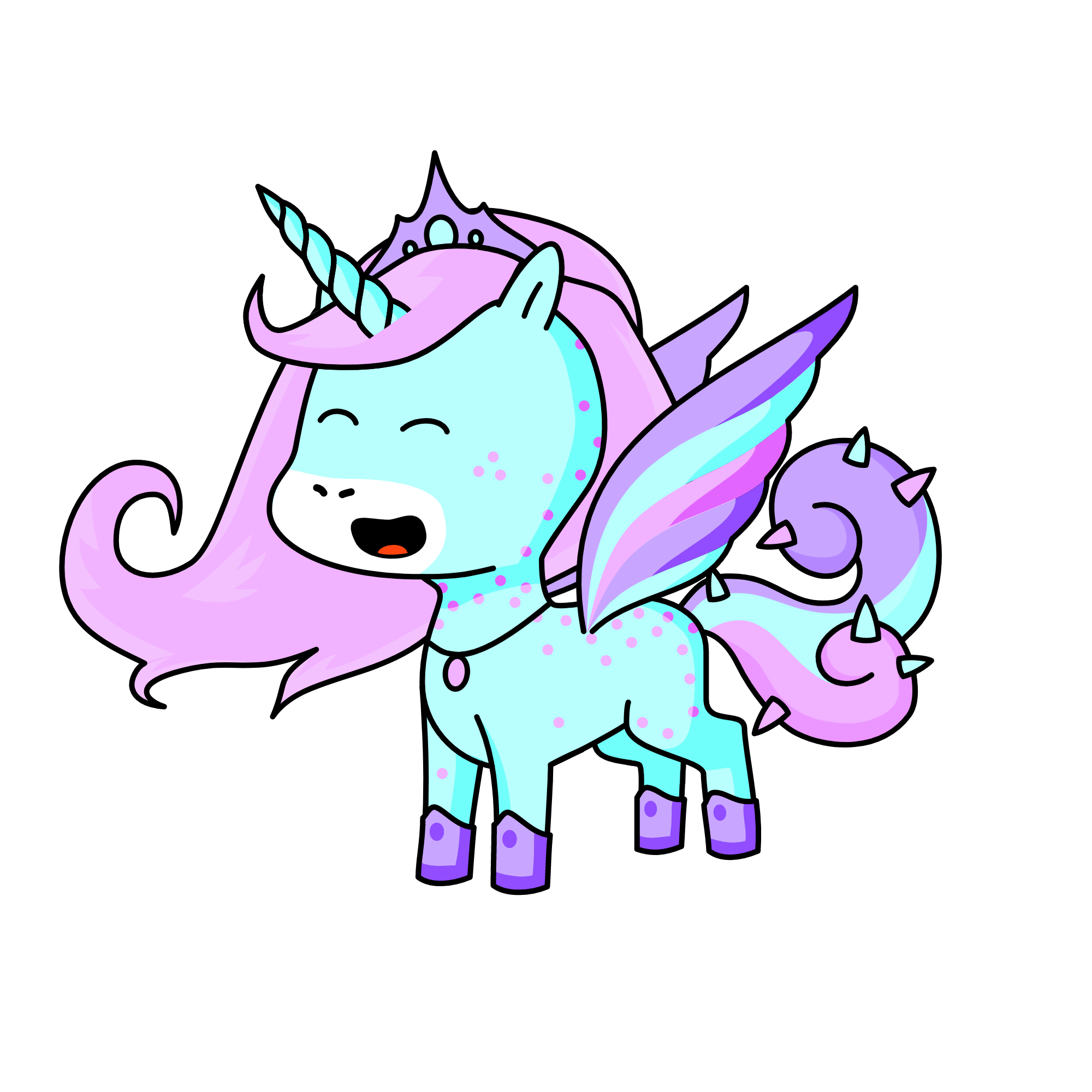 Her Serene Highness Princess Cottonella McCandy of the Northern Marshes the 1st, the unicorn