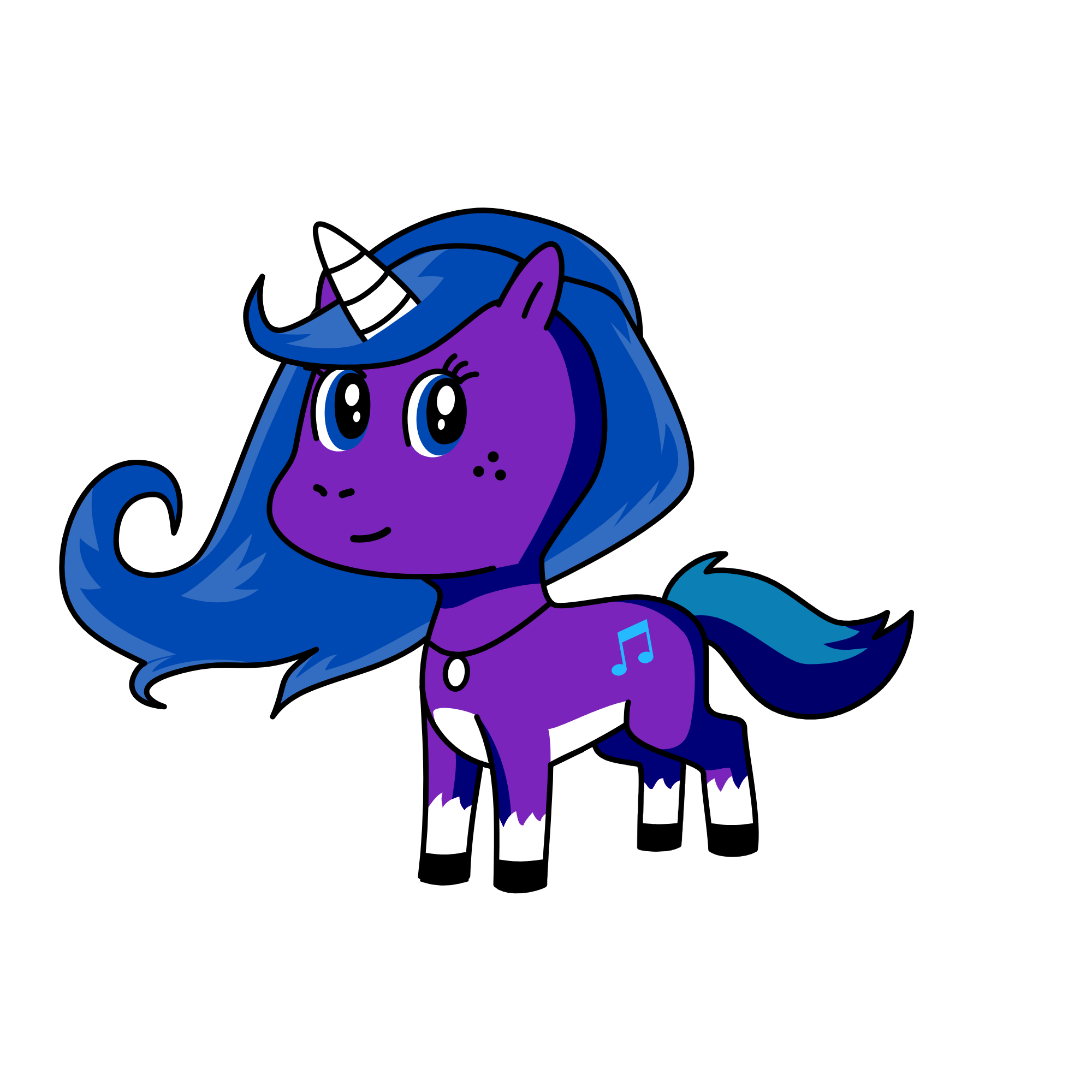 Emmy, the unicorn