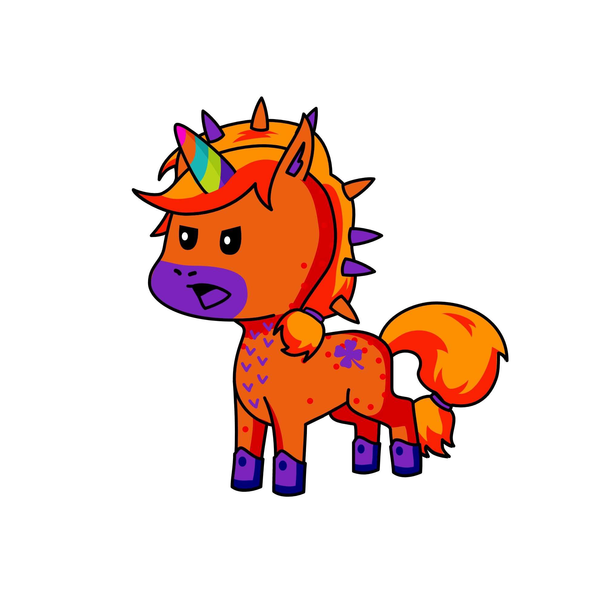 Uglycake, the unicorn