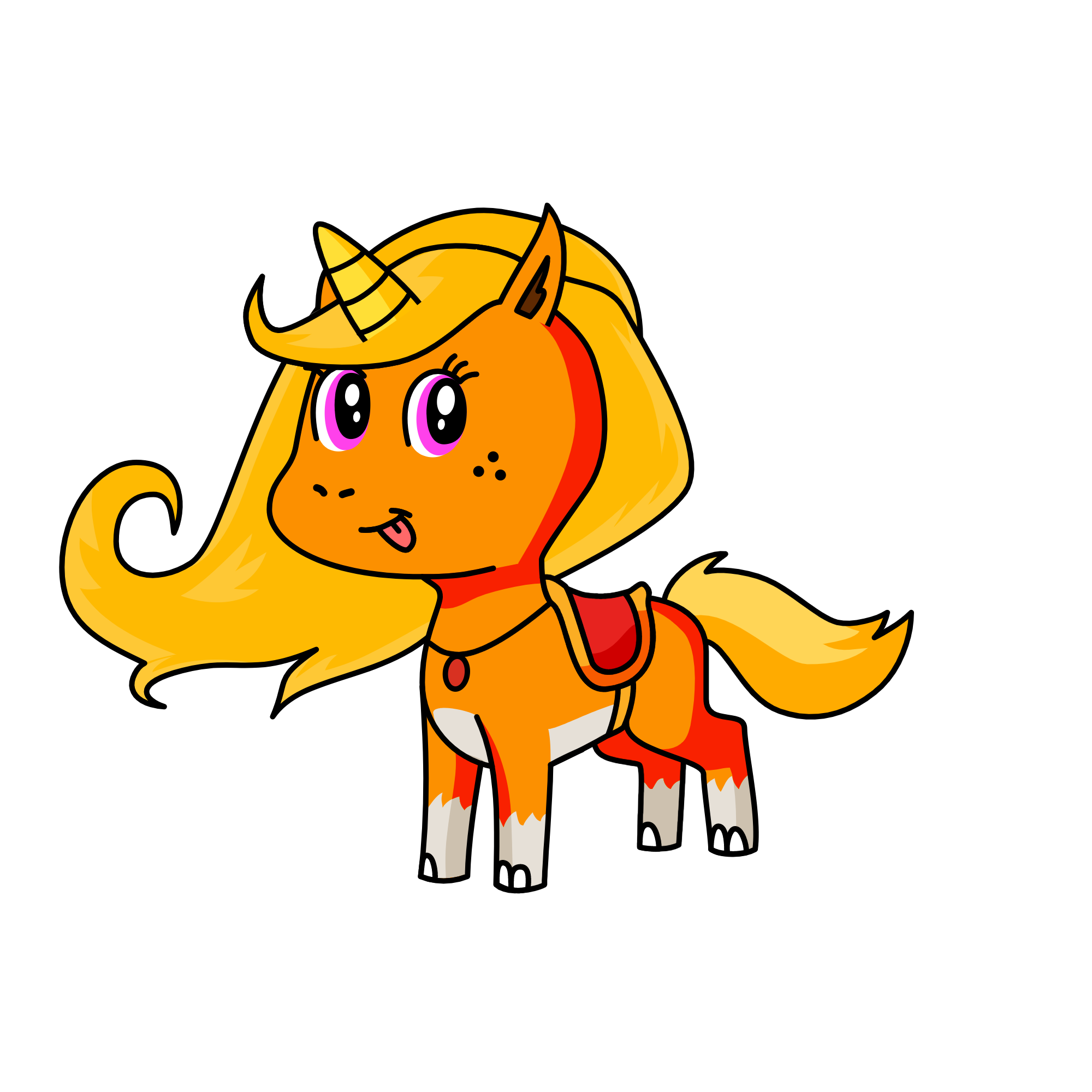 firey, the unicorn