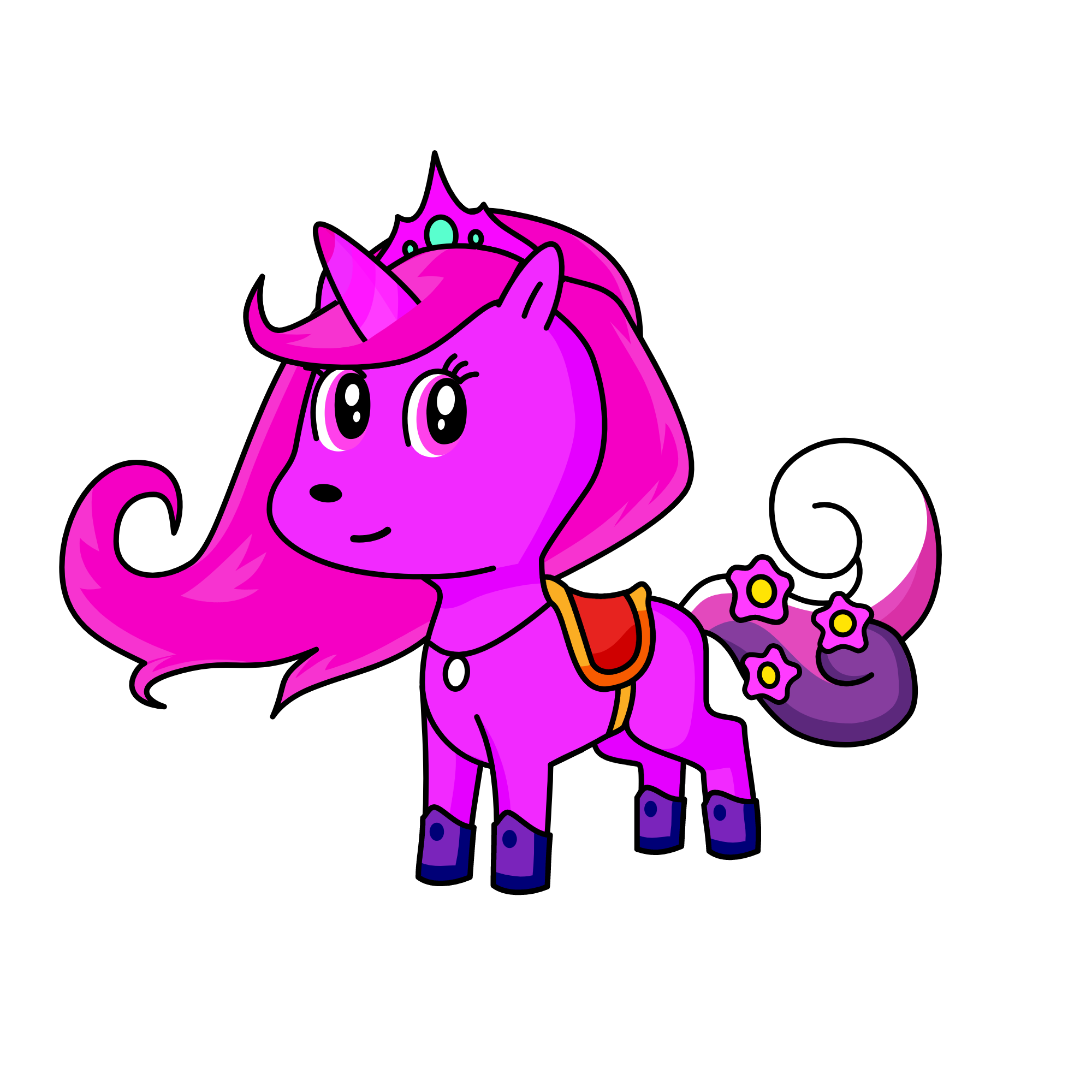 pink pek2020, the unicorn