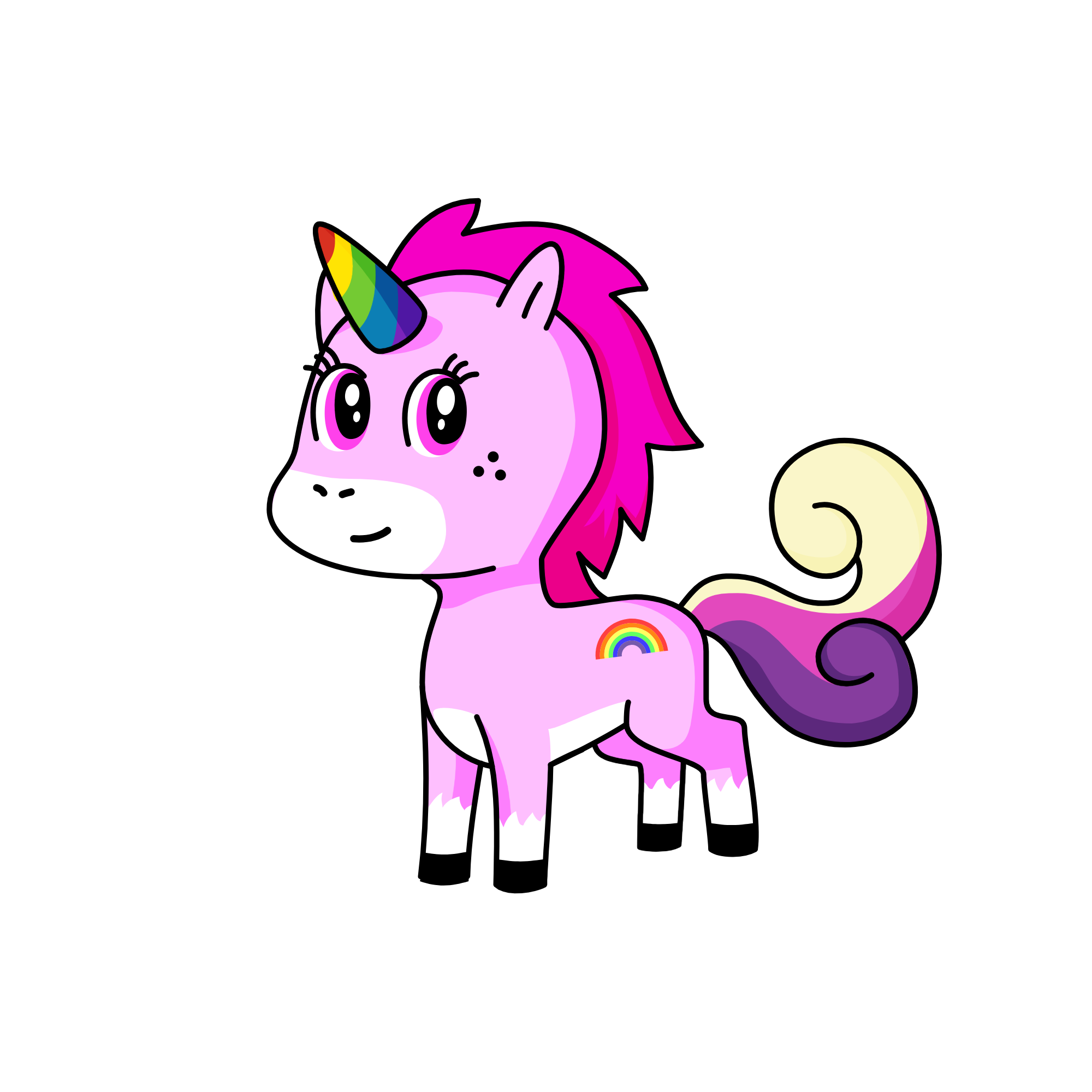 rainbow, the unicorn